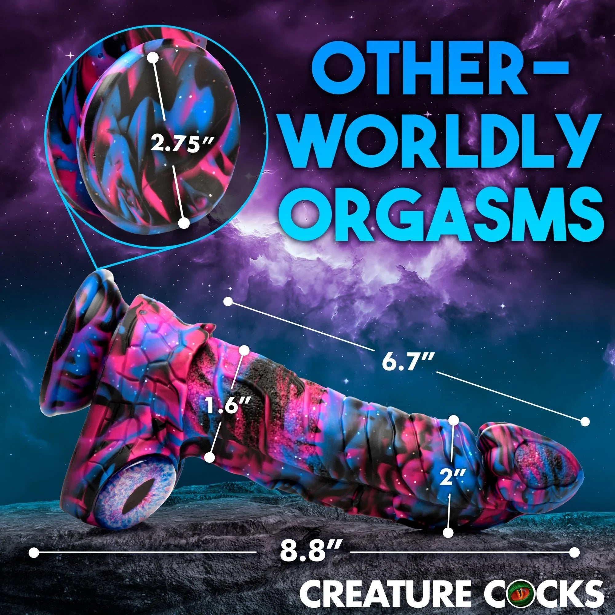 Creature Cocks Alendoid Silicone Dildo - Buy At Luxury Toy X - Free 3-Day Shipping