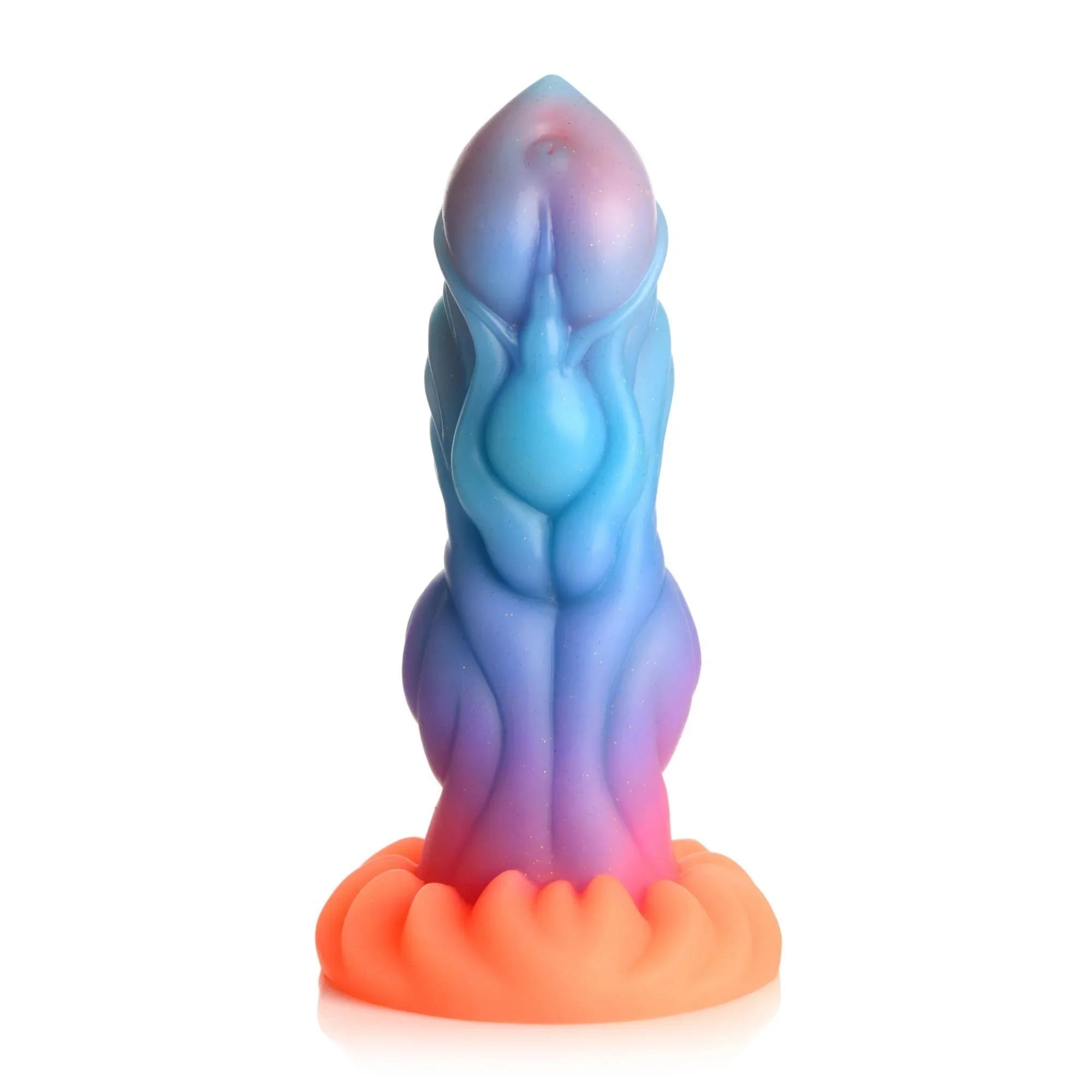 Creature Cocks Alien Invader Glow in the Dark Silicone Dildo - Buy At Luxury Toy X - Free 3-Day Shipping
