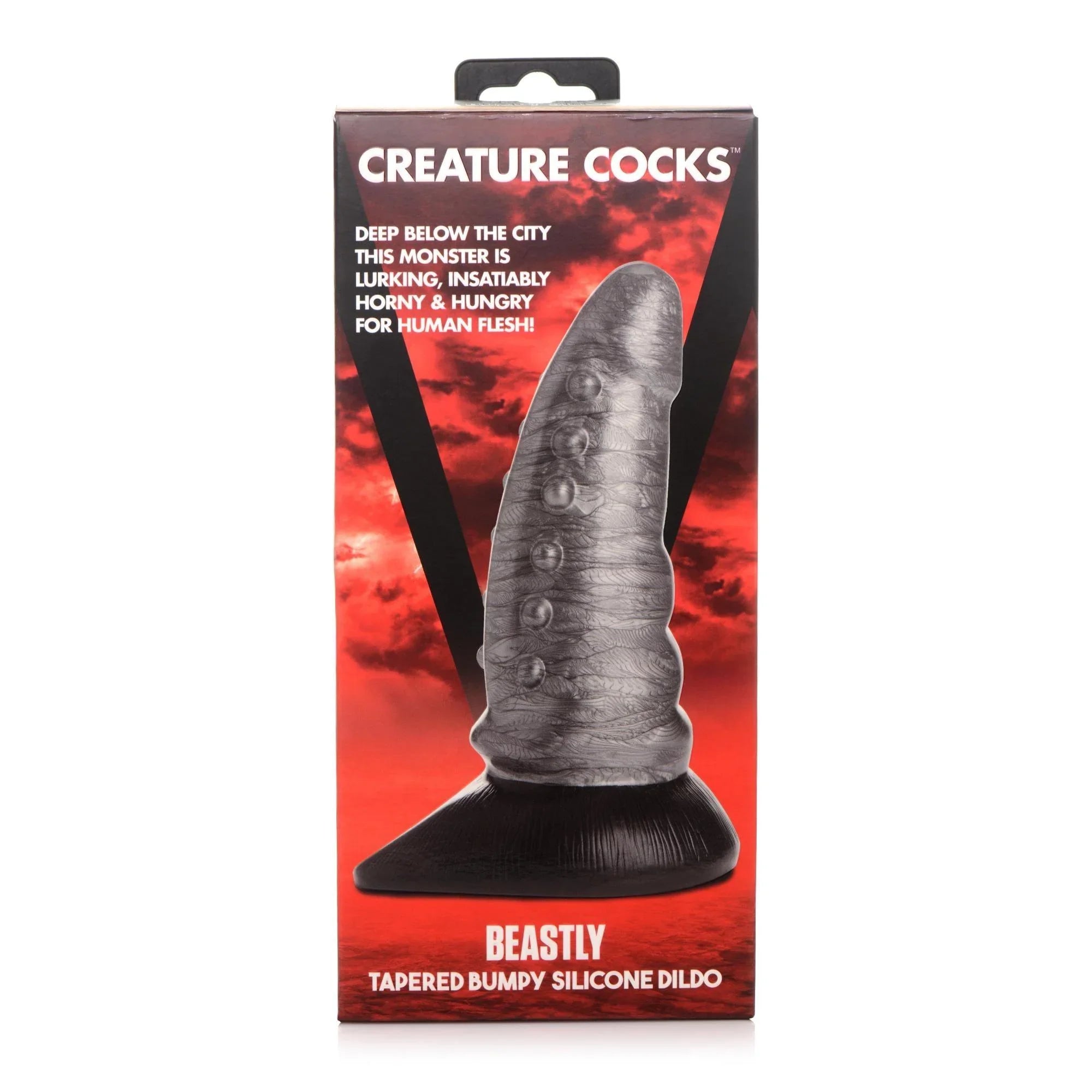 Creature Cocks Beastly Tapered Bumpy Silicone Dildo 8.25in - Buy At Luxury Toy X - Free 3-Day Shipping