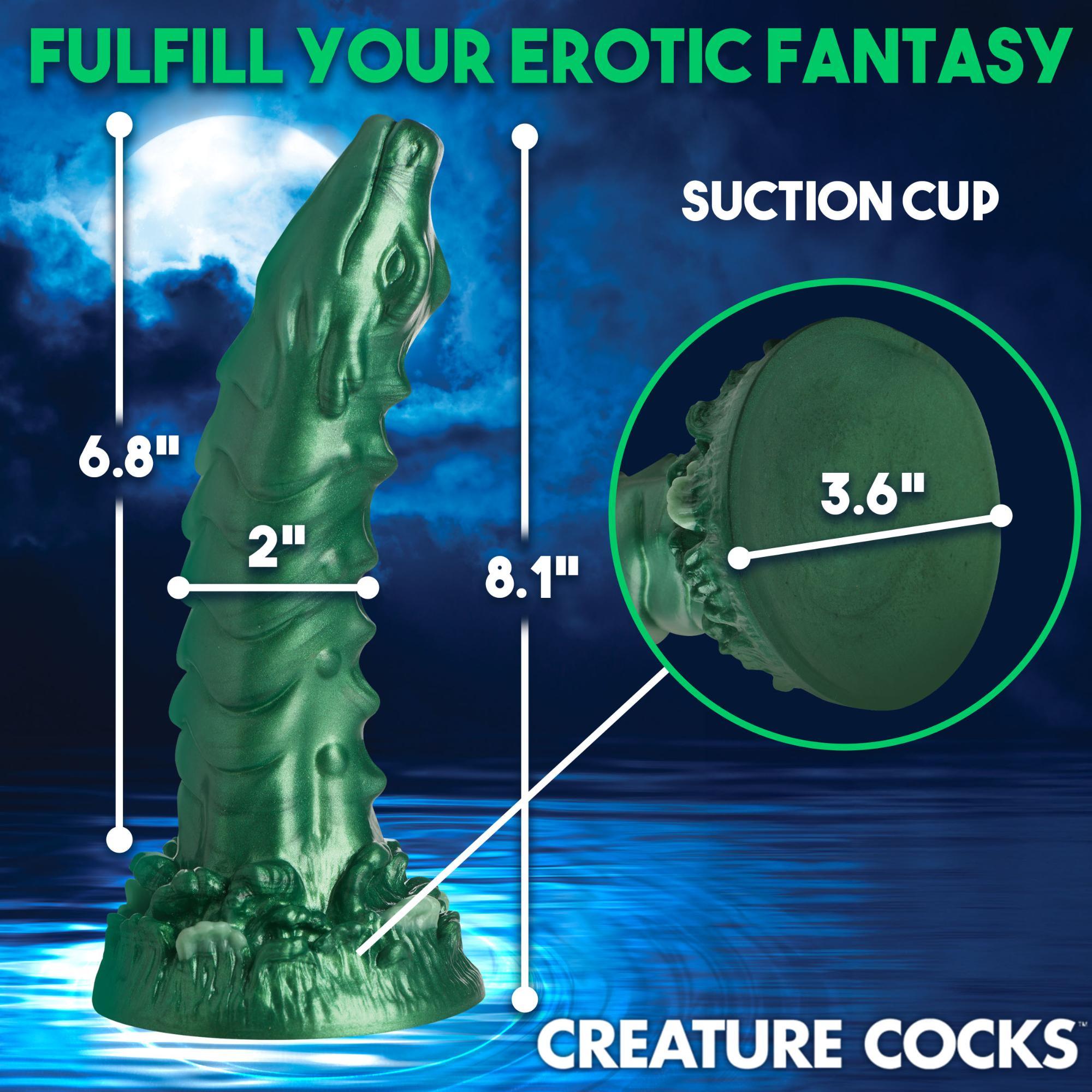 Creature Cocks Cockness Monster Lake Creature Silicone Dildo - Buy At Luxury Toy X - Free 3-Day Shipping