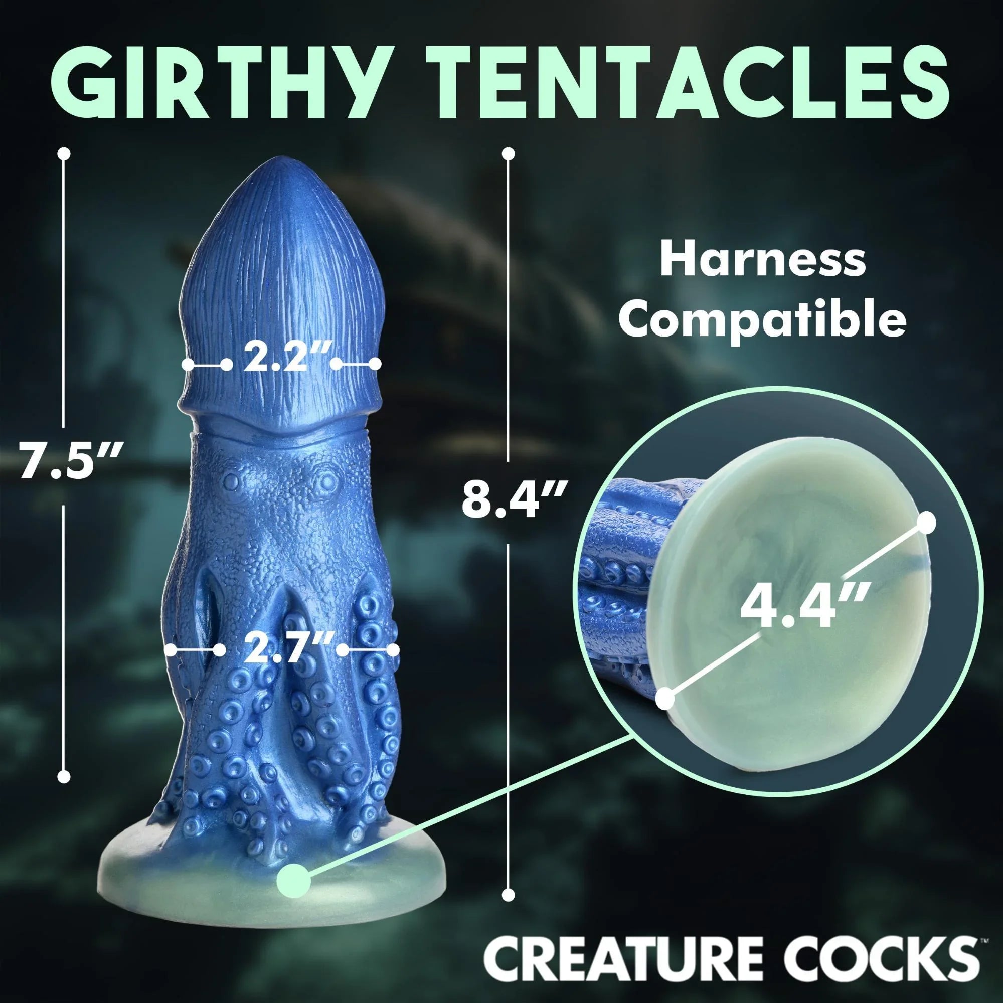 Creature Cocks Cocktopus Octopus Silicone Dildo - Buy At Luxury Toy X - Free 3-Day Shipping