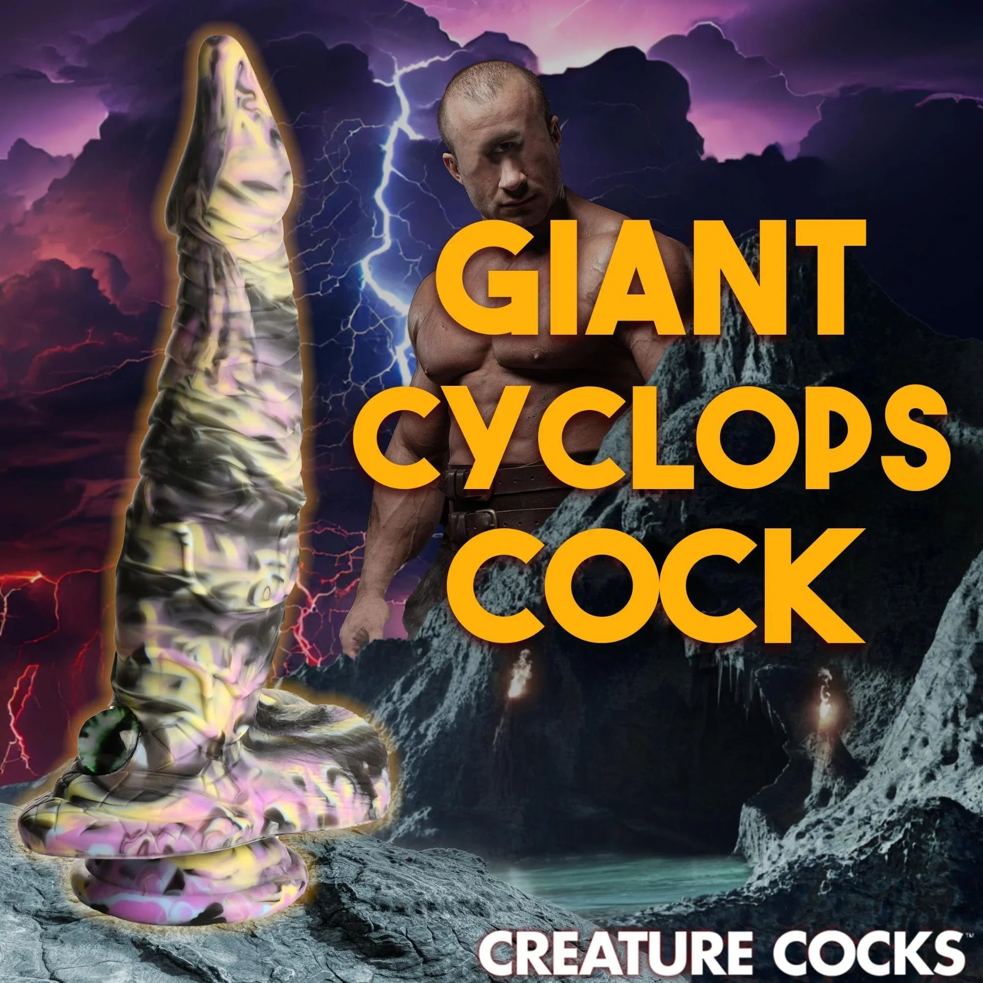 Creature Cocks Cyclops Monster Silicone Dildo - Buy At Luxury Toy X - Free 3-Day Shipping