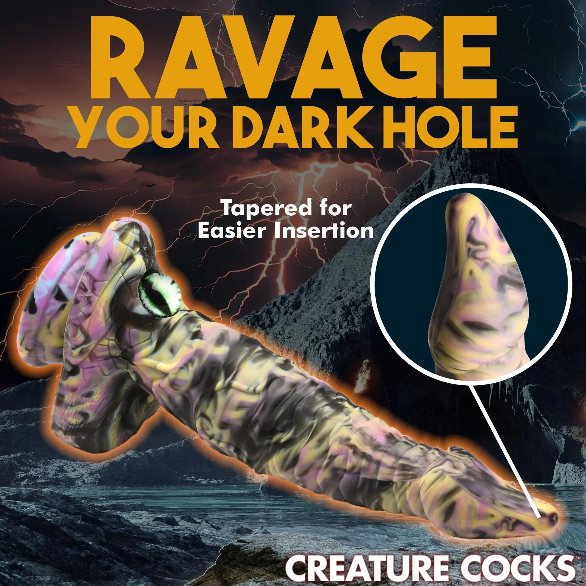 Creature Cocks Cyclops Monster Silicone Dildo - Buy At Luxury Toy X - Free 3-Day Shipping