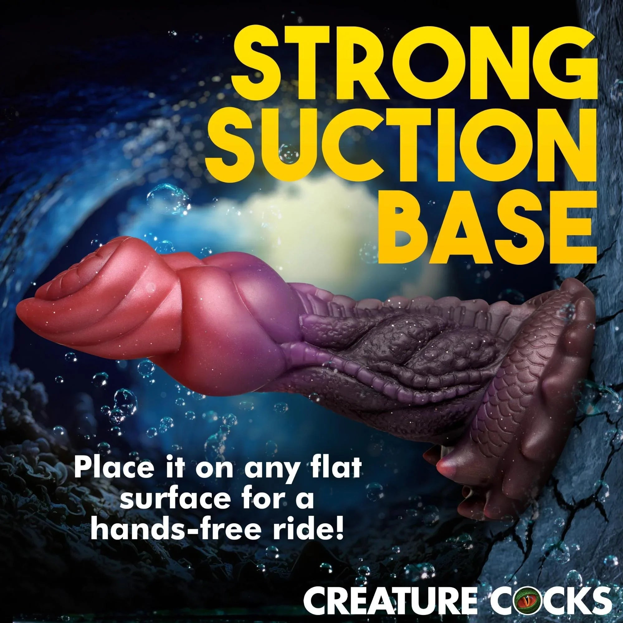 Creature Cocks Deep Diver Silicone Dildo - Buy At Luxury Toy X - Free 3-Day Shipping