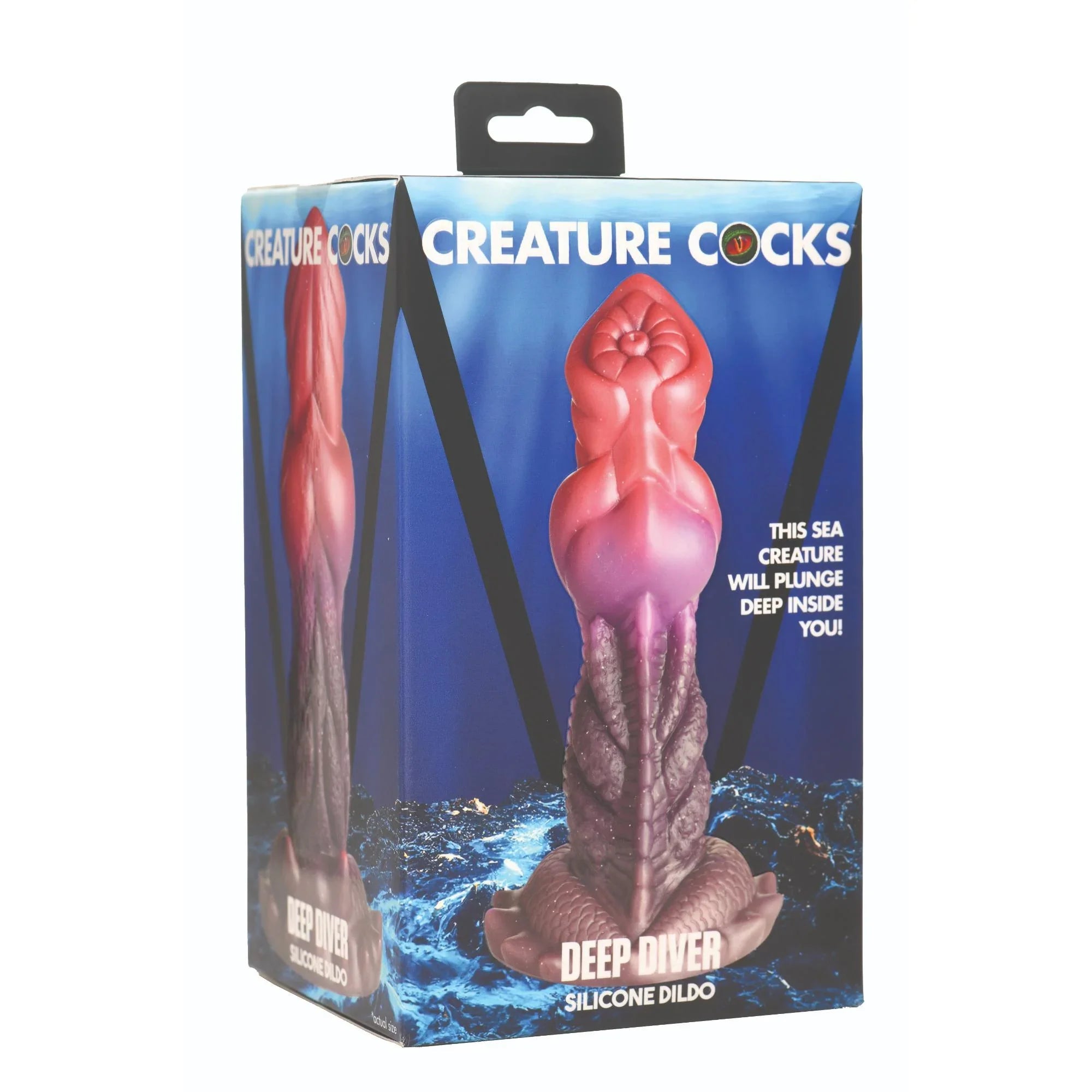 Creature Cocks Deep Diver Silicone Dildo - Buy At Luxury Toy X - Free 3-Day Shipping