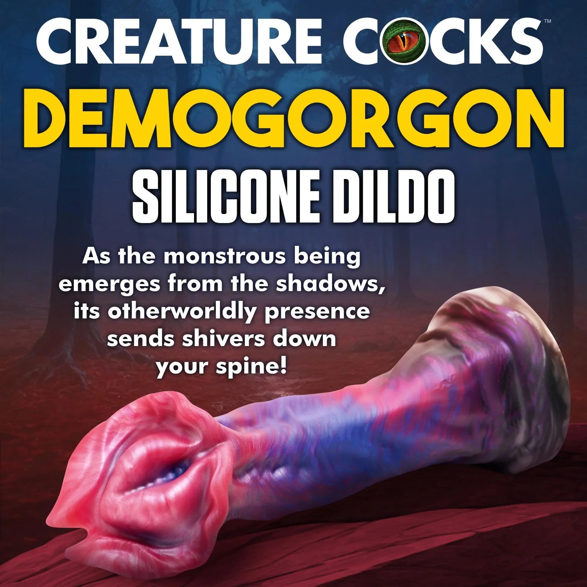 Creature Cocks Demogorgon Silicone Dildo - Buy At Luxury Toy X - Free 3-Day Shipping