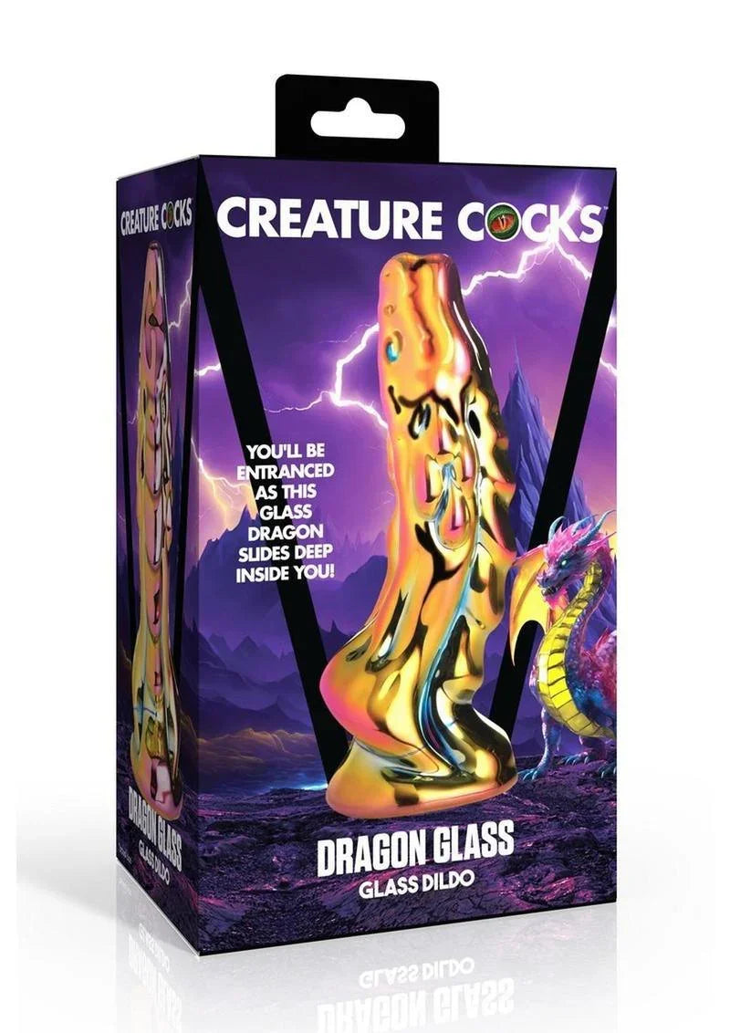 Creature Cocks Dragon Glass Dildo - Buy At Luxury Toy X - Free 3-Day Shipping