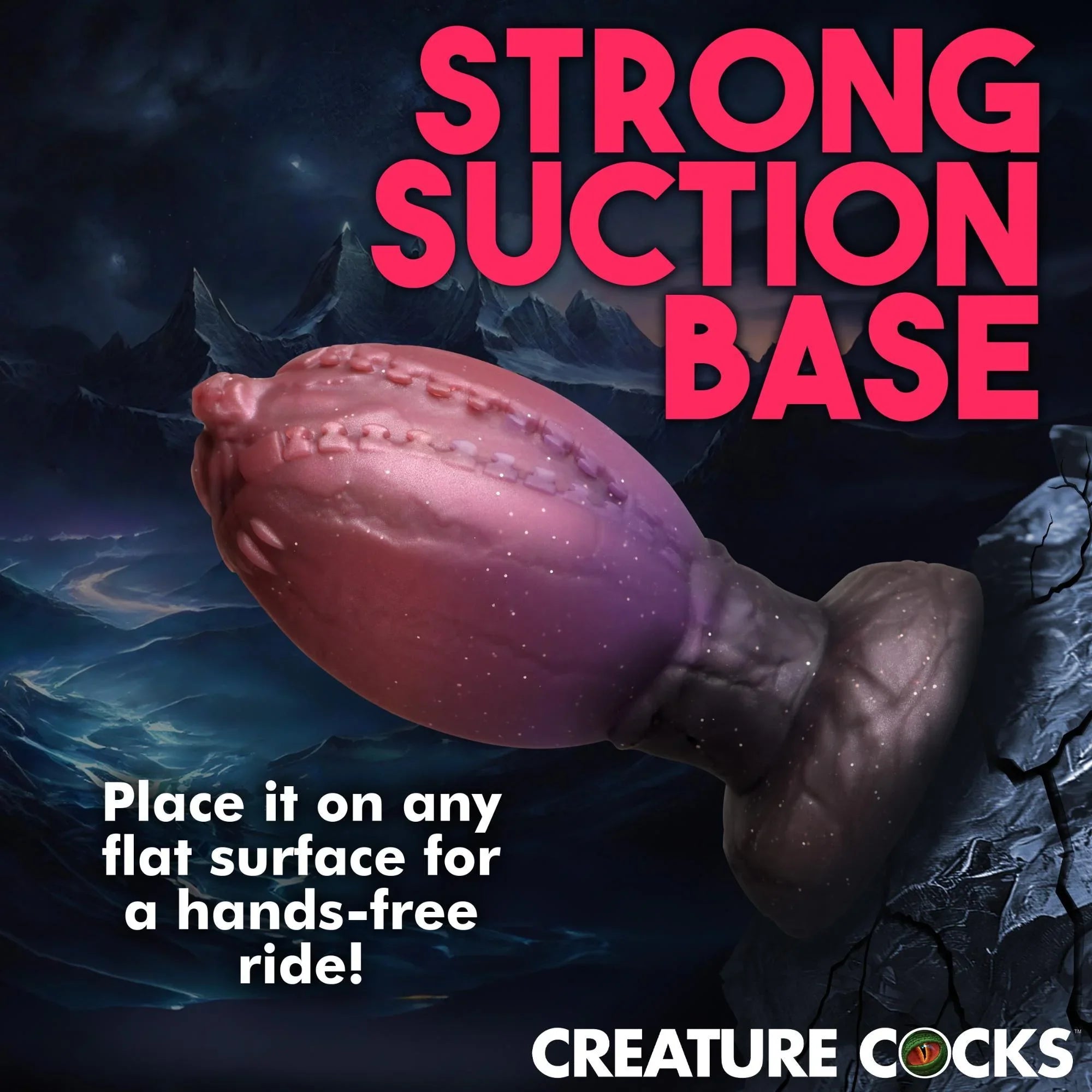 Creature Cocks Dragon Hatch Silicone Egg - XLarge - Buy At Luxury Toy X - Free 3-Day Shipping