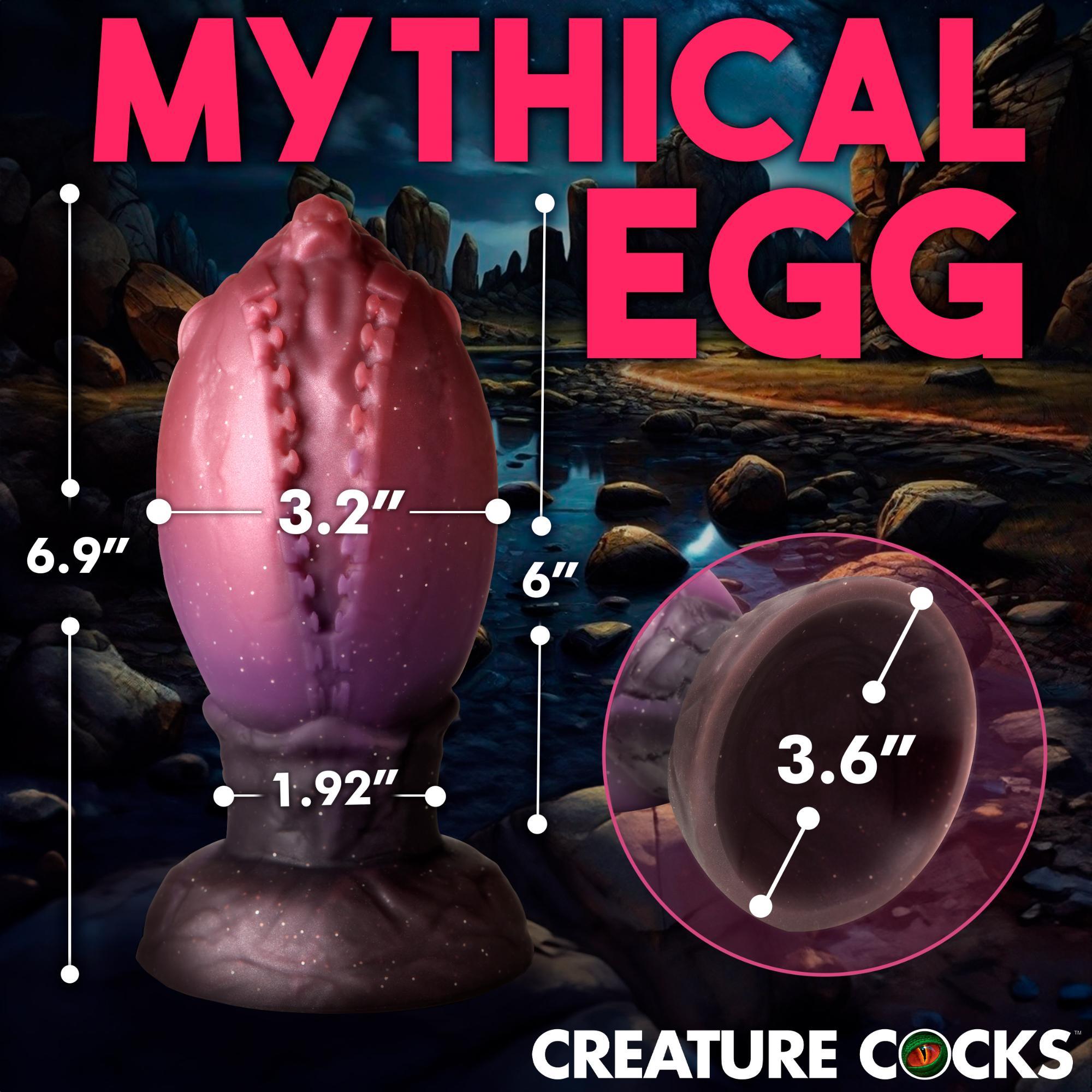 Creature Cocks Dragon Hatch Silicone Egg - XLarge - Buy At Luxury Toy X - Free 3-Day Shipping