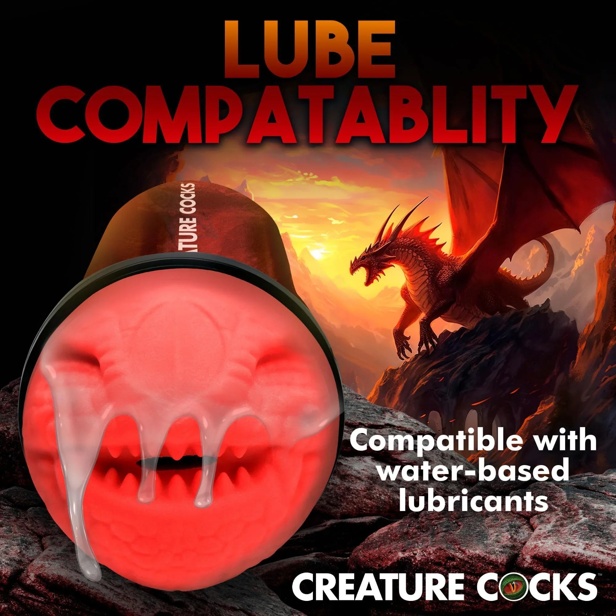 Creature Cocks Dragon Snatch Stroker - Buy At Luxury Toy X - Free 3-Day Shipping