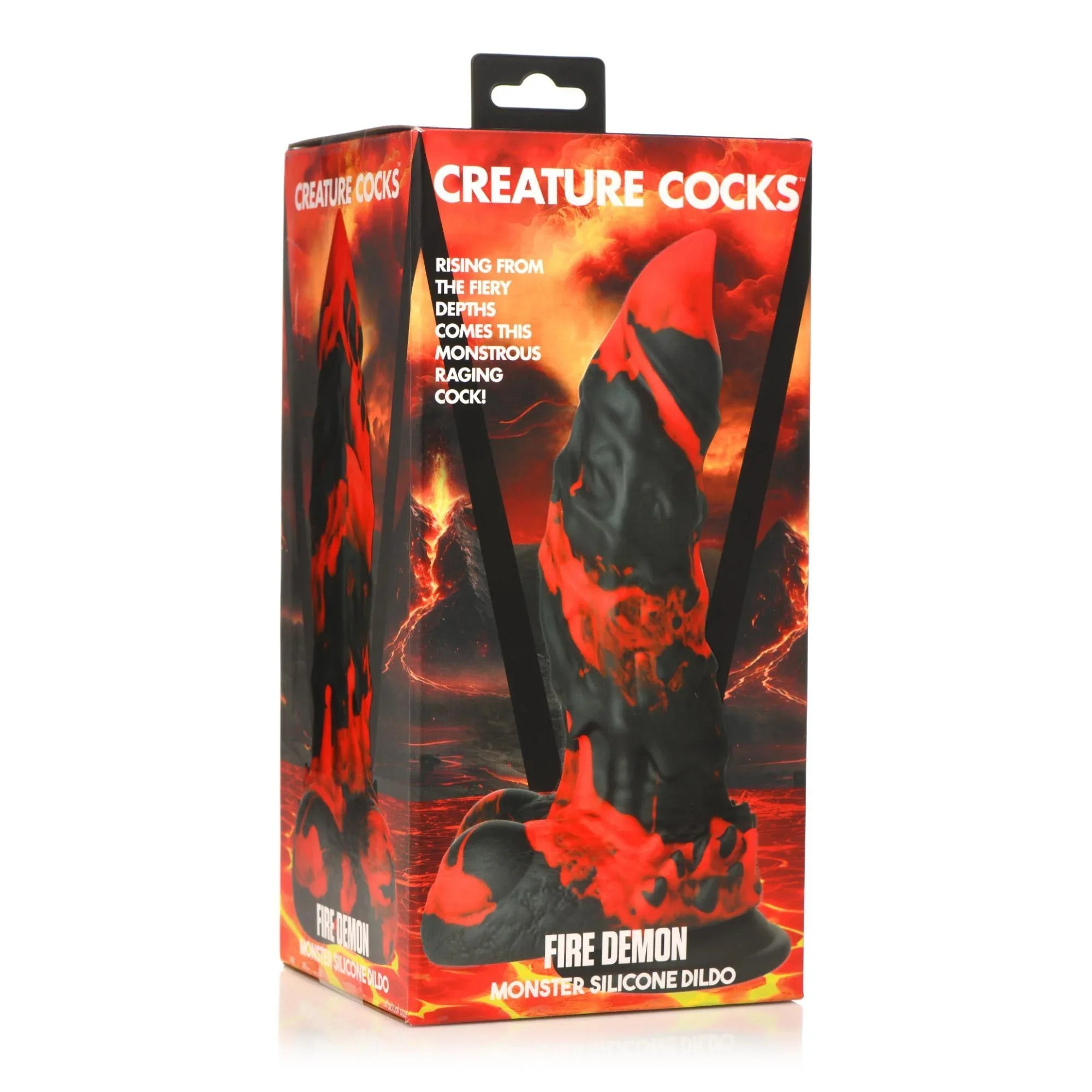 Creature Cocks Fire Demon Monster Silicone Dildo - Buy At Luxury Toy X - Free 3-Day Shipping