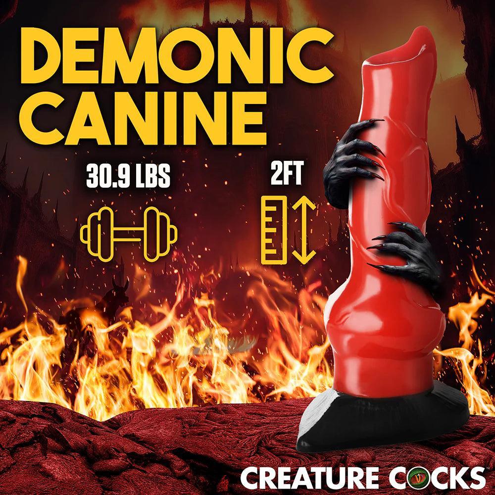Creature Cocks Giant Hell-Hound Canine Penis 2 ft. Dildo - Buy At Luxury Toy X - Free 3-Day Shipping