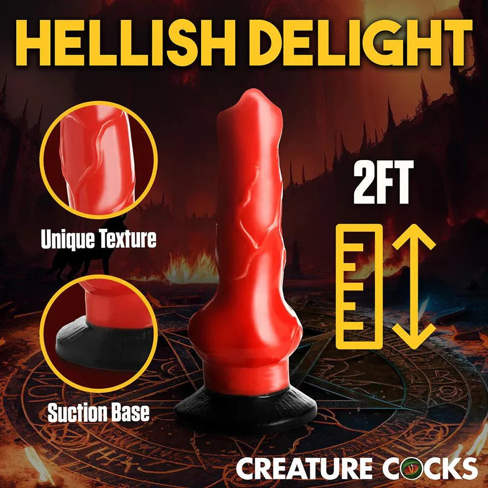 Creature Cocks Giant Hell-Hound Canine Penis 2 ft. Dildo - Buy At Luxury Toy X - Free 3-Day Shipping