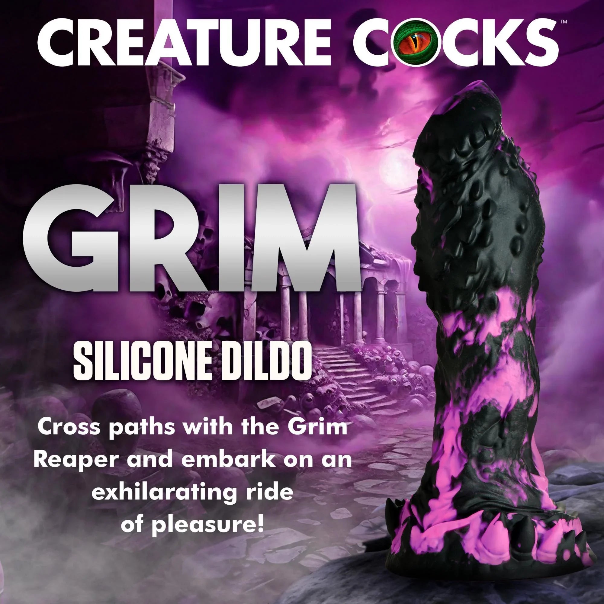 Creature Cocks Grim Silicone Dildo - Buy At Luxury Toy X - Free 3-Day Shipping