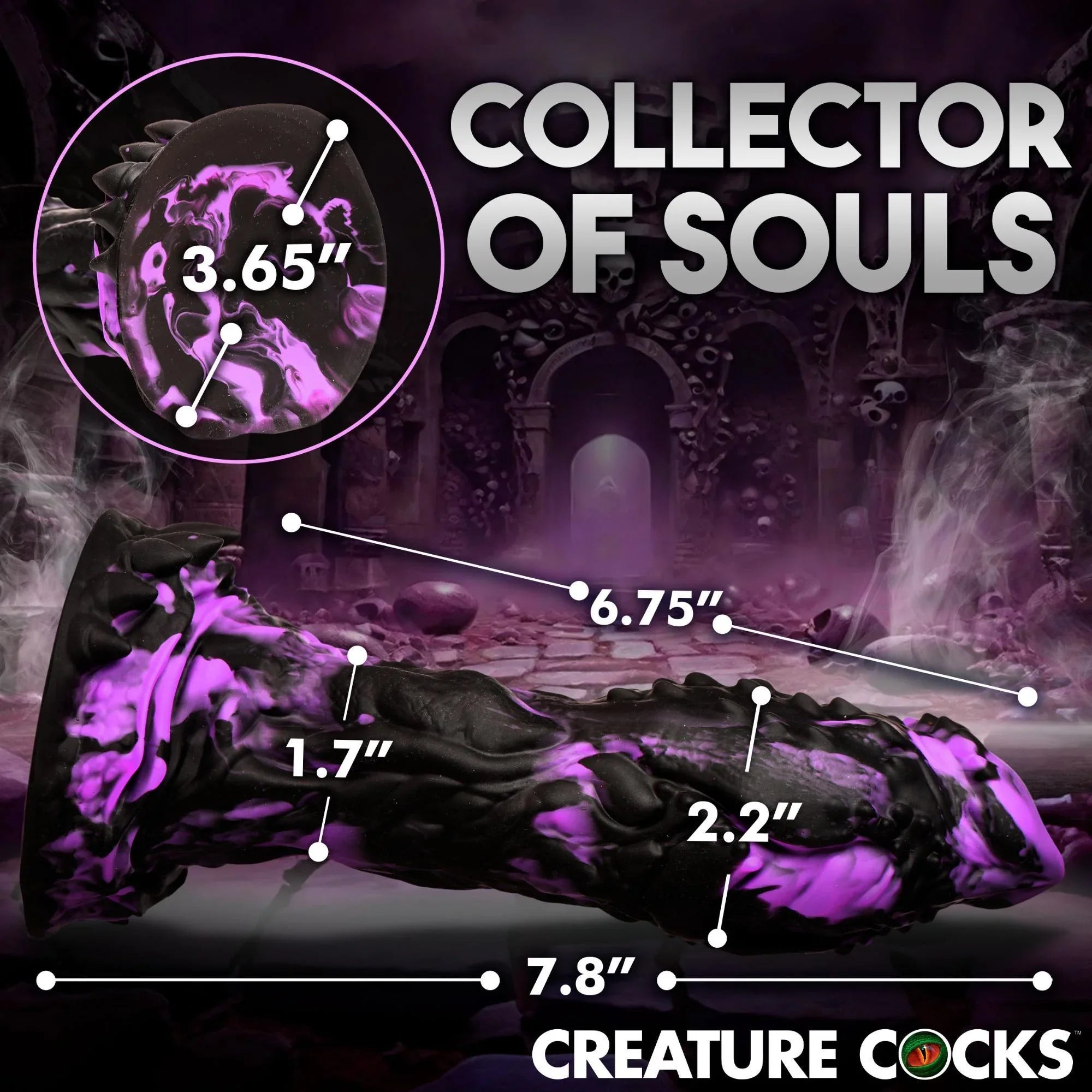 Creature Cocks Grim Silicone Dildo - Buy At Luxury Toy X - Free 3-Day Shipping