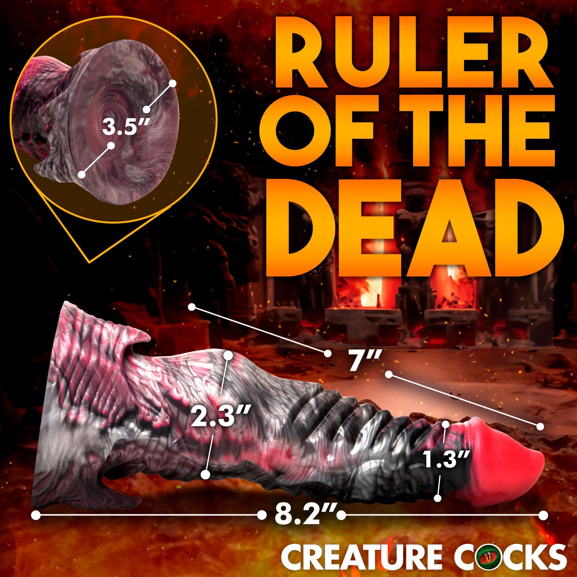 Creature Cocks Hades Silicone Dildo - Medium - Buy At Luxury Toy X - Free 3-Day Shipping