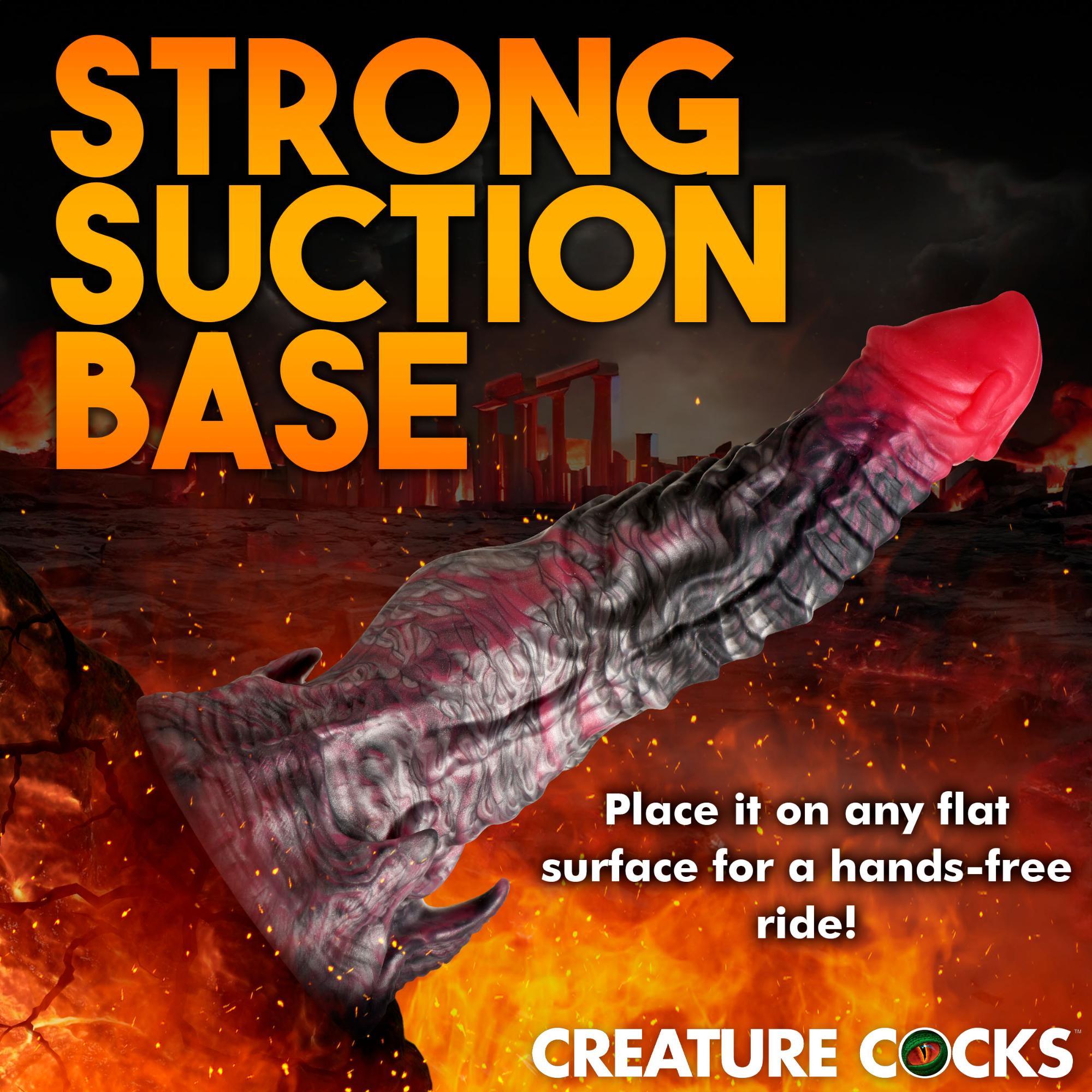 Creature Cocks Hades Silicone Dildo - Medium - Buy At Luxury Toy X - Free 3-Day Shipping