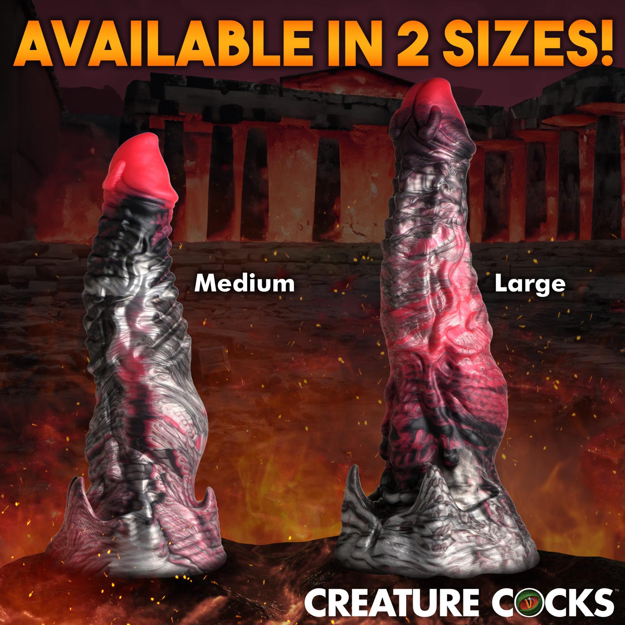Creature Cocks Hades Silicone Dildo - Medium - Buy At Luxury Toy X - Free 3-Day Shipping