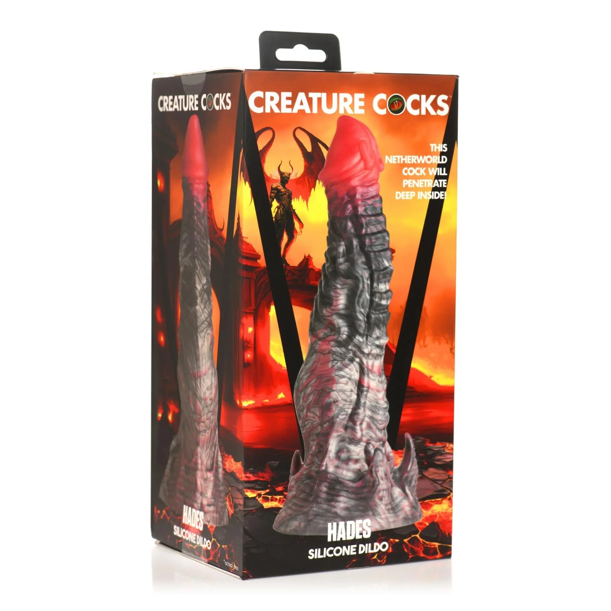 Creature Cocks Hades Silicone Dildo - Medium - Buy At Luxury Toy X - Free 3-Day Shipping