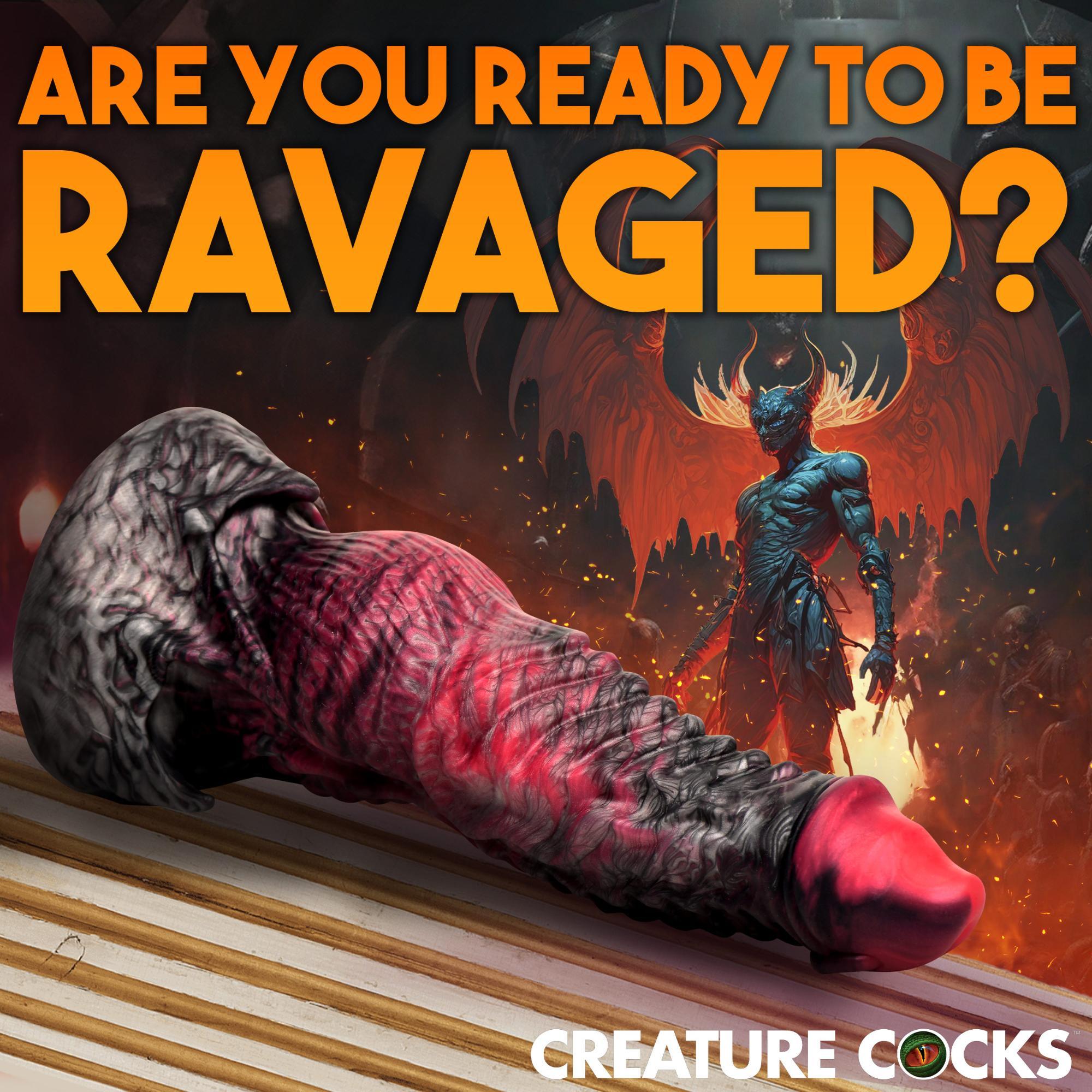 Creature Cocks Hades Silicone Dildo - Medium - Buy At Luxury Toy X - Free 3-Day Shipping