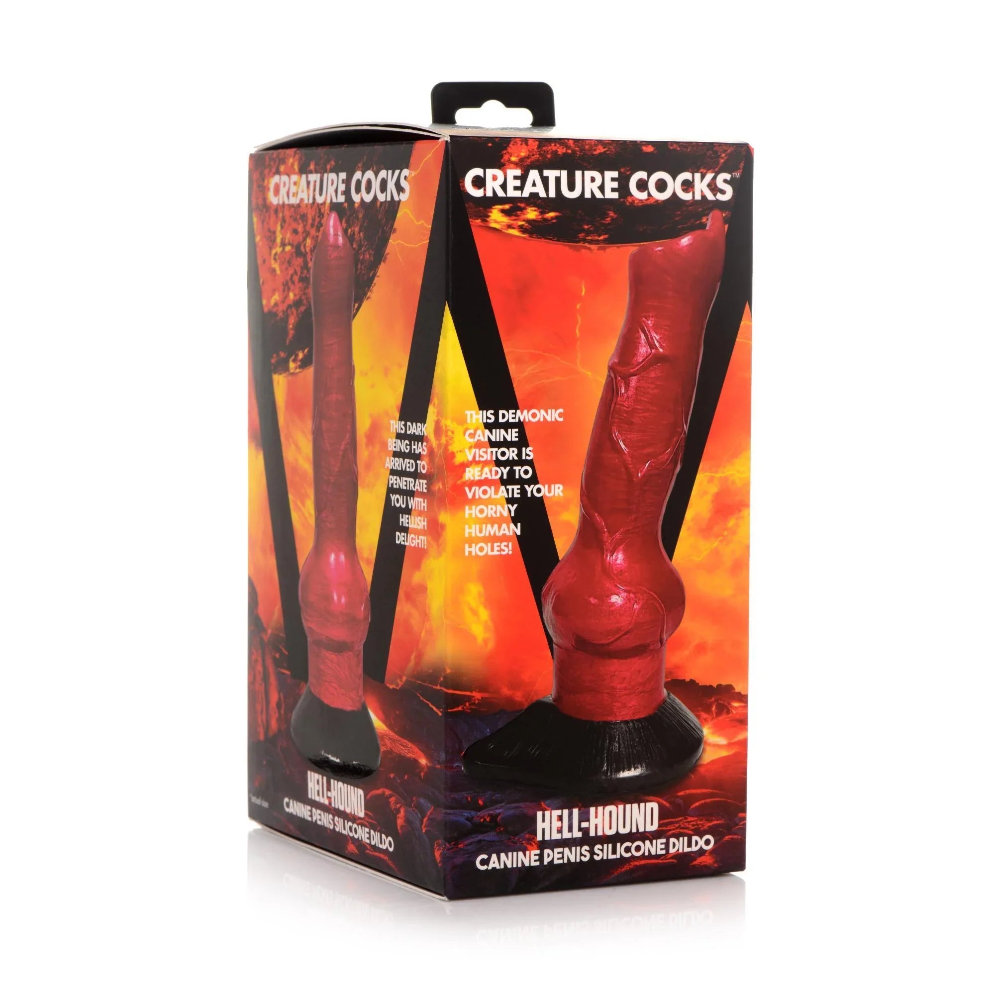Creature Cocks Hell-Hound Canine Penis Silicone Dildo 7.5in - Buy At Luxury Toy X - Free 3-Day Shipping