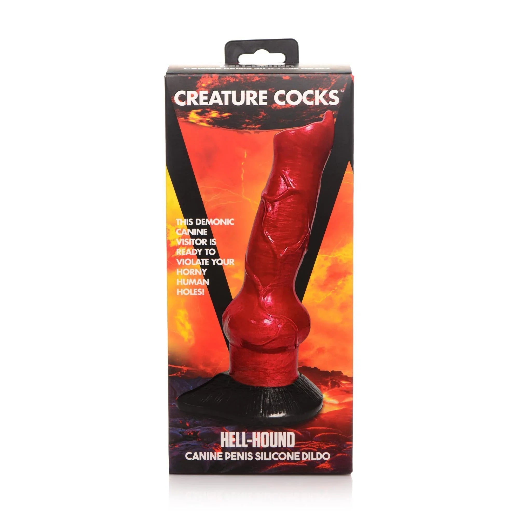 Creature Cocks Hell-Hound Canine Penis Silicone Dildo 7.5in - Buy At Luxury Toy X - Free 3-Day Shipping