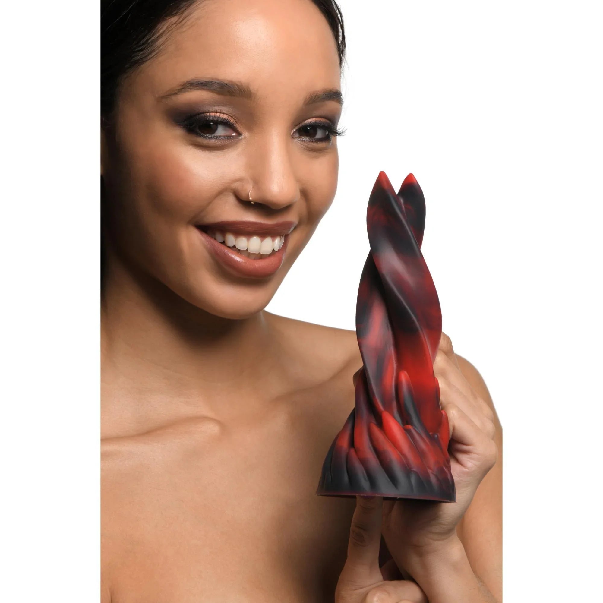 Creature Cocks Hell Kiss Twisted Tongues Silicone Dildo - Buy At Luxury Toy X - Free 3-Day Shipping