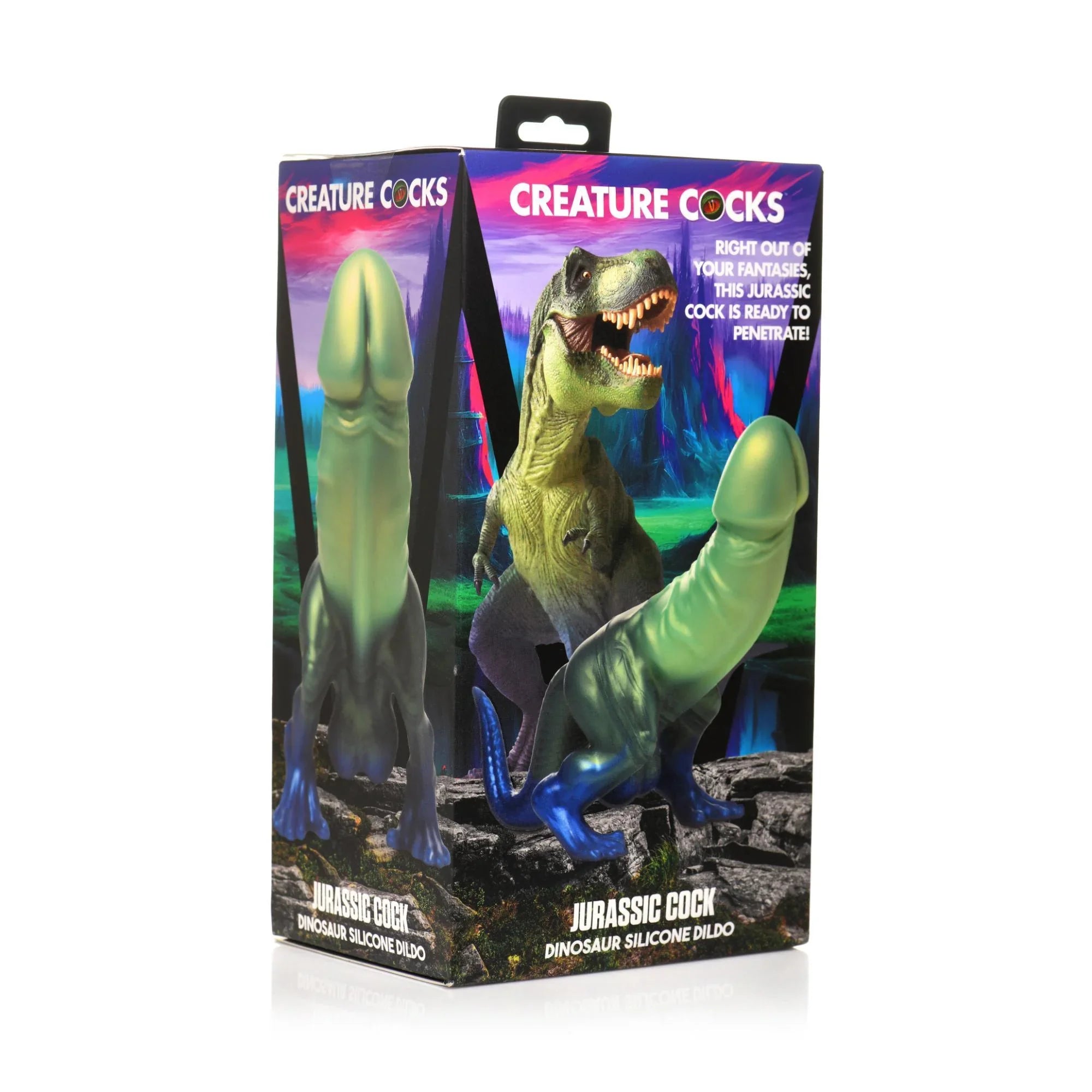 Creature Cocks Jurassic Dock Dinosaur Silicone Dildo - Buy At Luxury Toy X - Free 3-Day Shipping