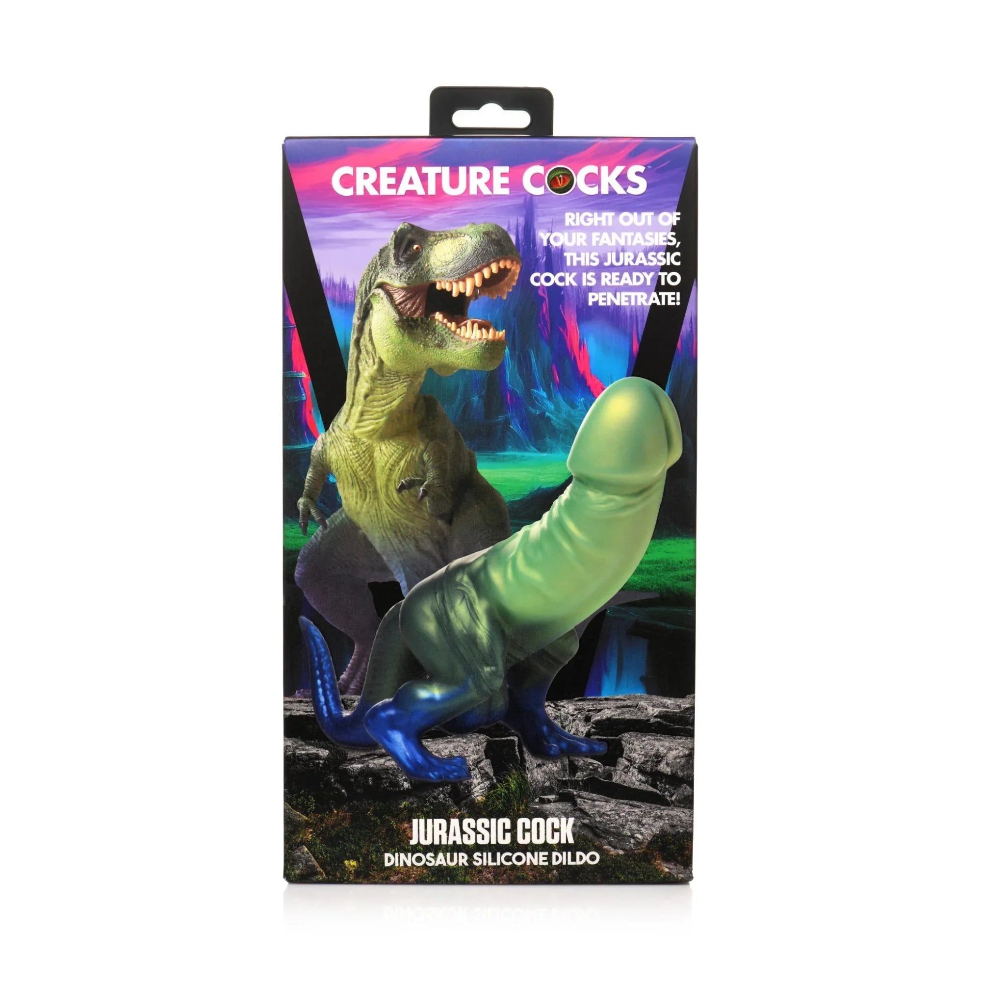 Creature Cocks Jurassic Dock Dinosaur Silicone Dildo - Buy At Luxury Toy X - Free 3-Day Shipping