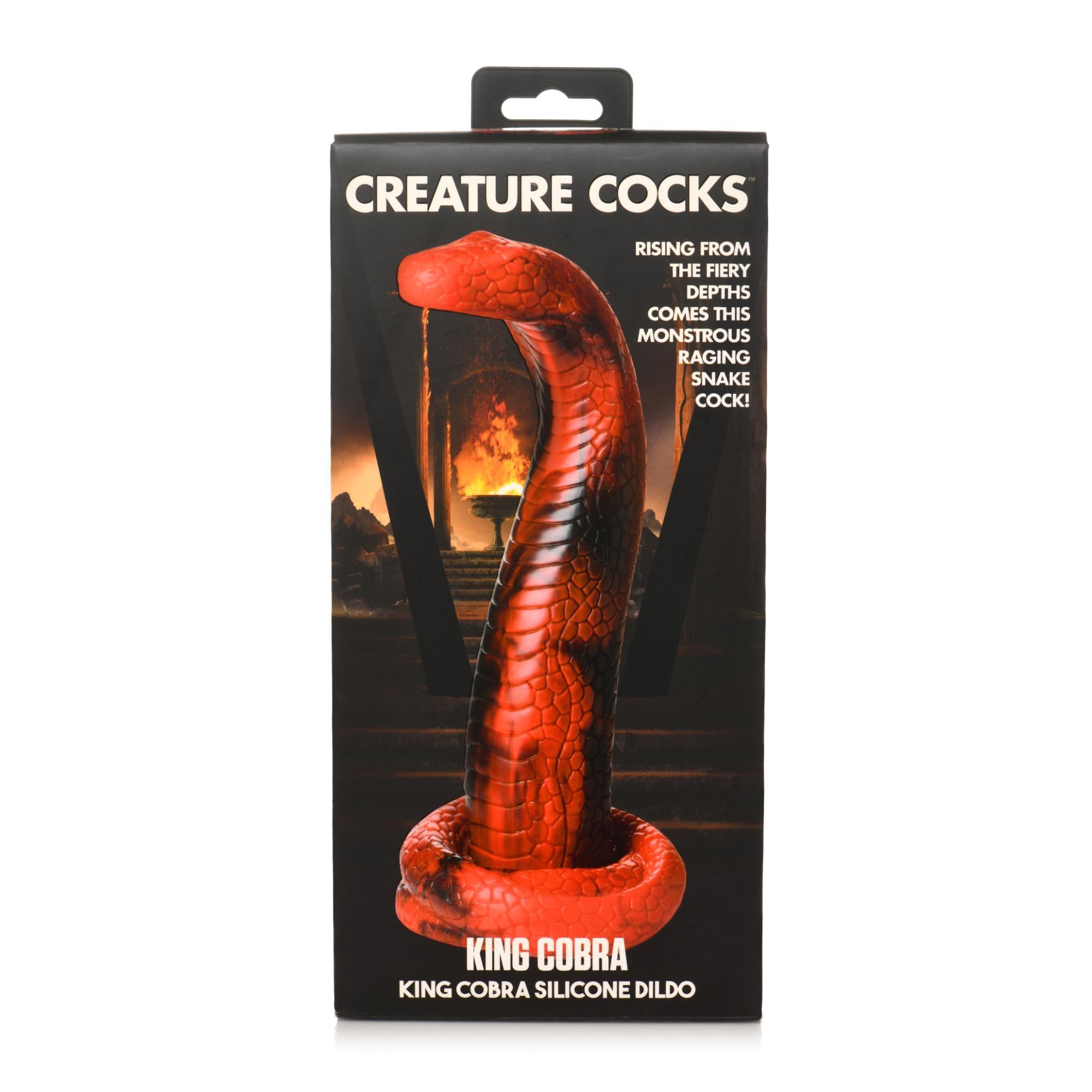 Creature Cocks King Cobra Silicone Dildo - Buy At Luxury Toy X - Free 3-Day Shipping