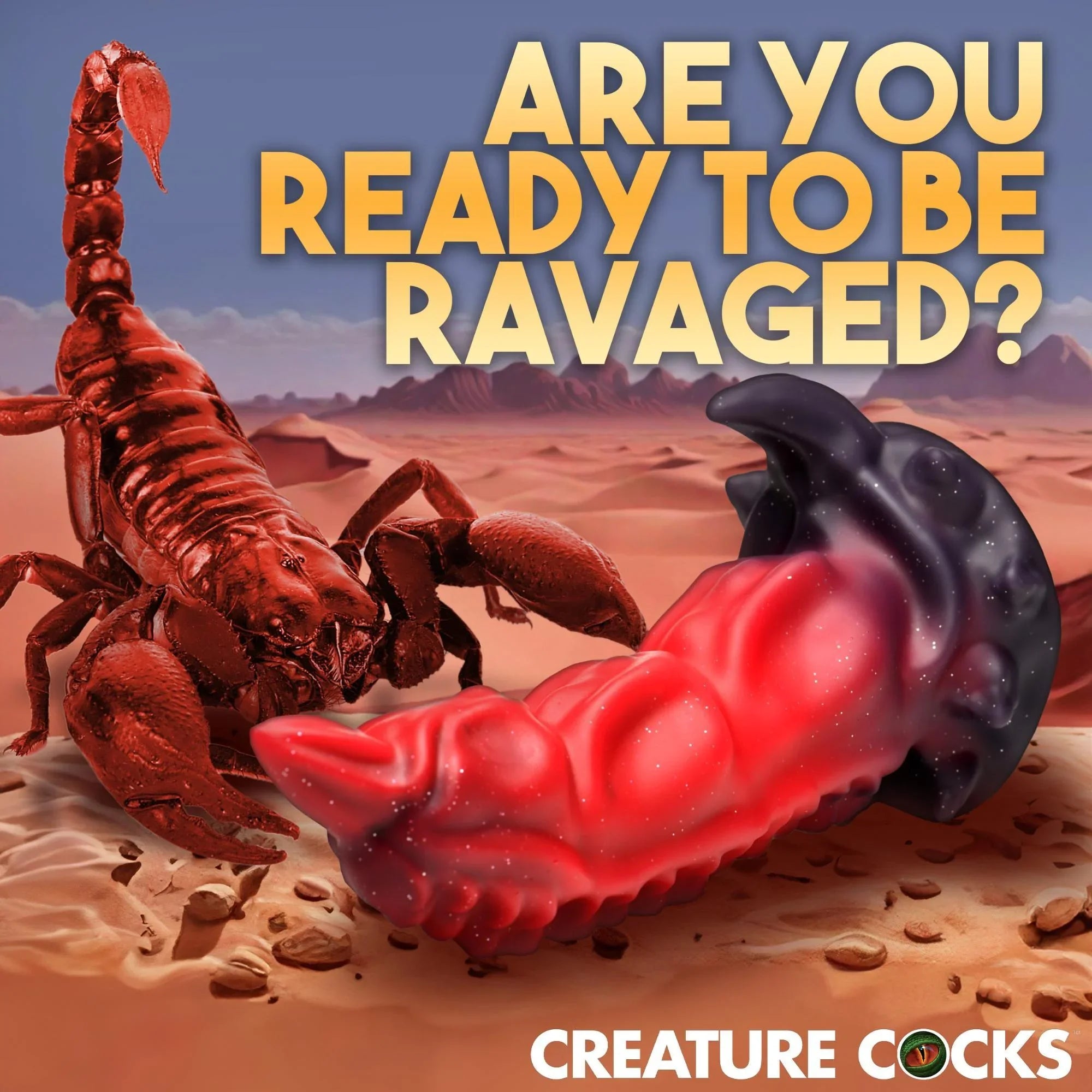 Creature Cocks King Scorpion Silicone Dildo - Buy At Luxury Toy X - Free 3-Day Shipping