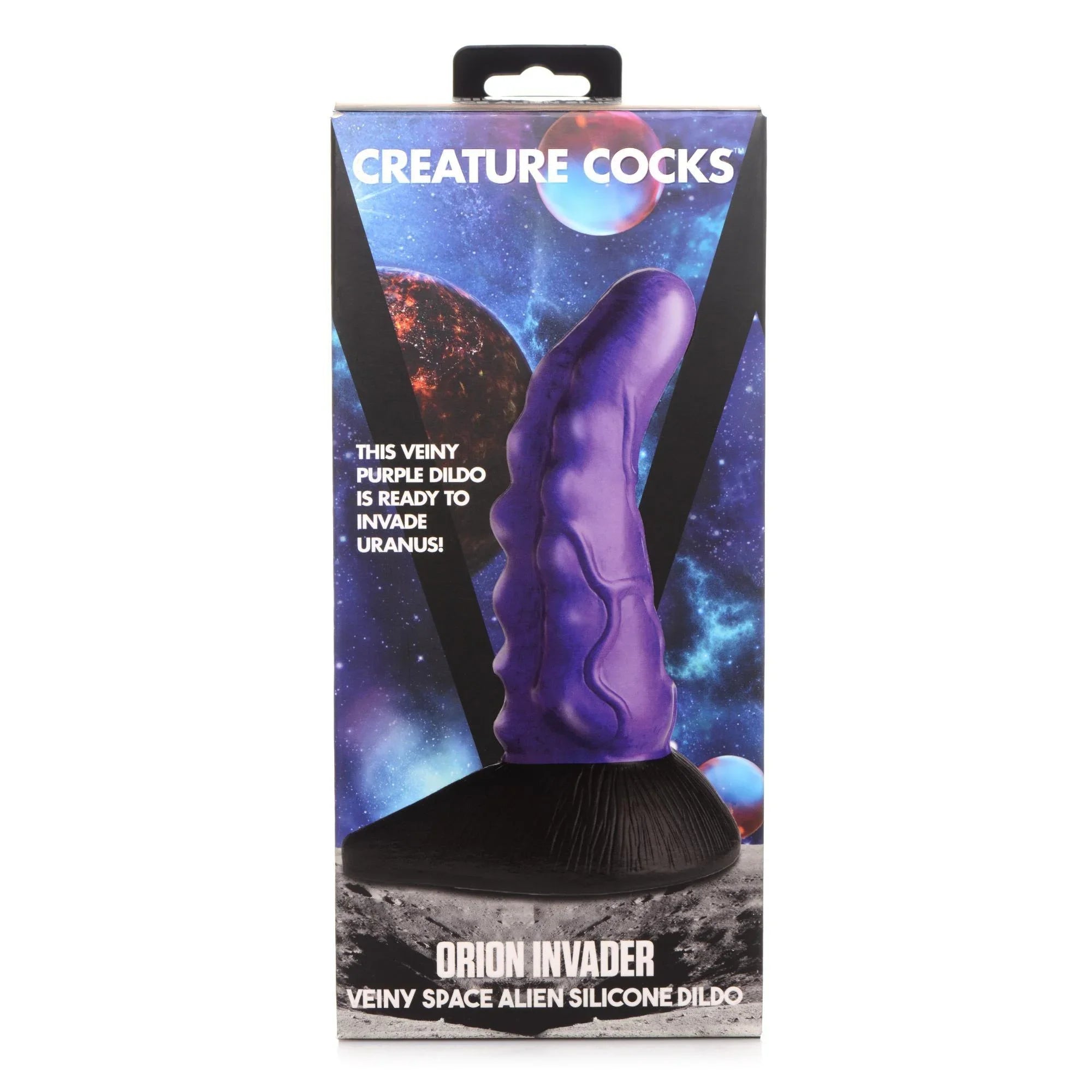 Creature Cocks Orion Invader Veiny Space Alien Silicone Dildo 7.25in - Buy At Luxury Toy X - Free 3-Day Shipping