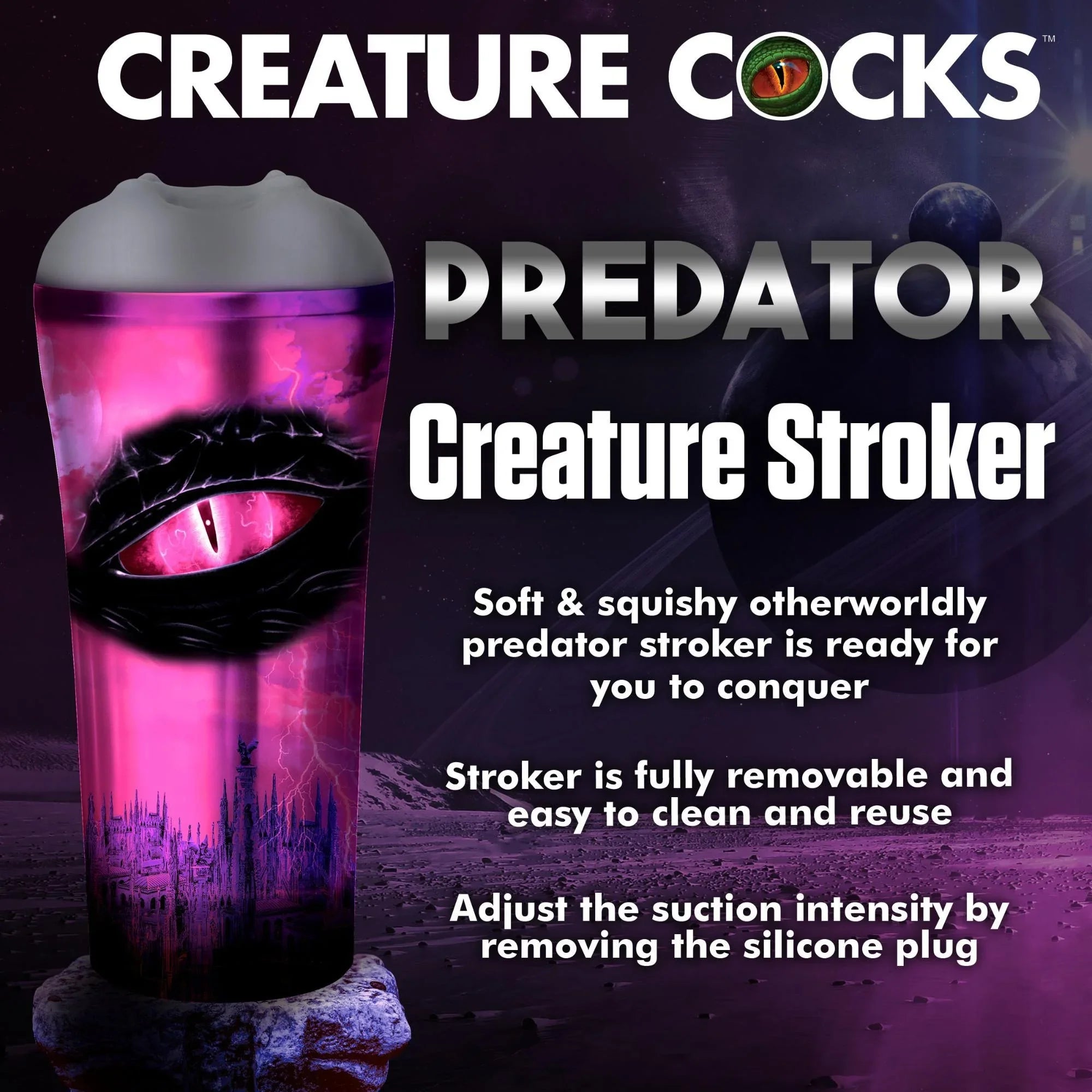 Creature Cocks Predator Creature Stroker - Buy At Luxury Toy X - Free 3-Day Shipping