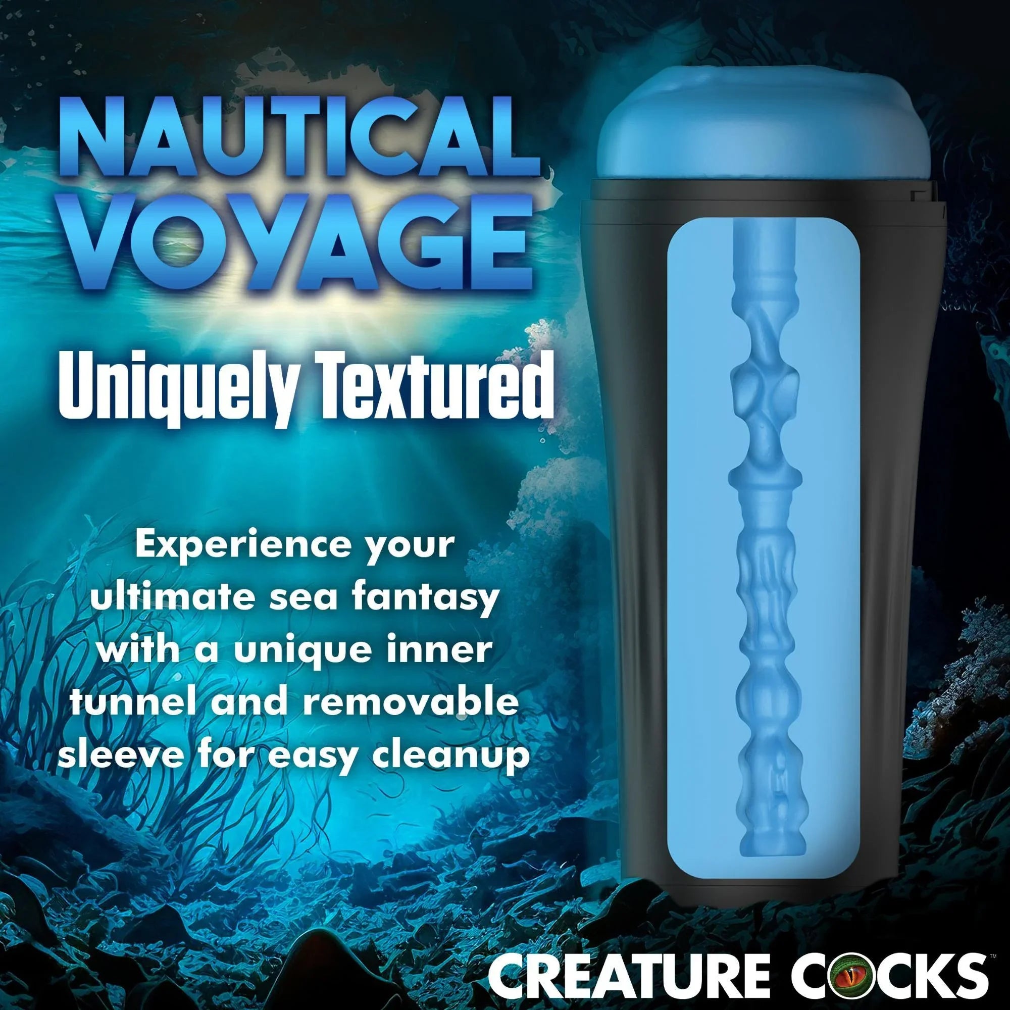 Creature Cocks Pussidon Sea Monster Stroker - Buy At Luxury Toy X - Free 3-Day Shipping