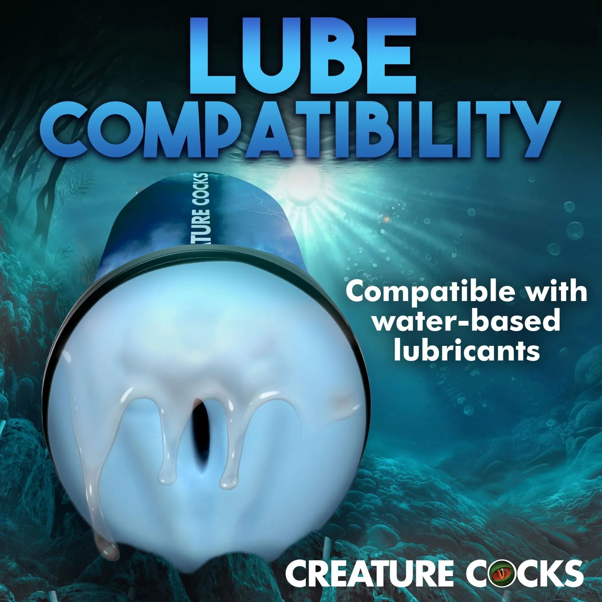 Creature Cocks Pussidon Sea Monster Stroker - Buy At Luxury Toy X - Free 3-Day Shipping