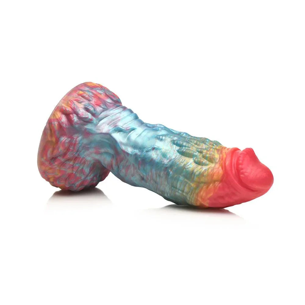 Creature Cocks Rainbow Phoenix Vibrating Silicone Dildo - Buy At Luxury Toy X - Free 3-Day Shipping