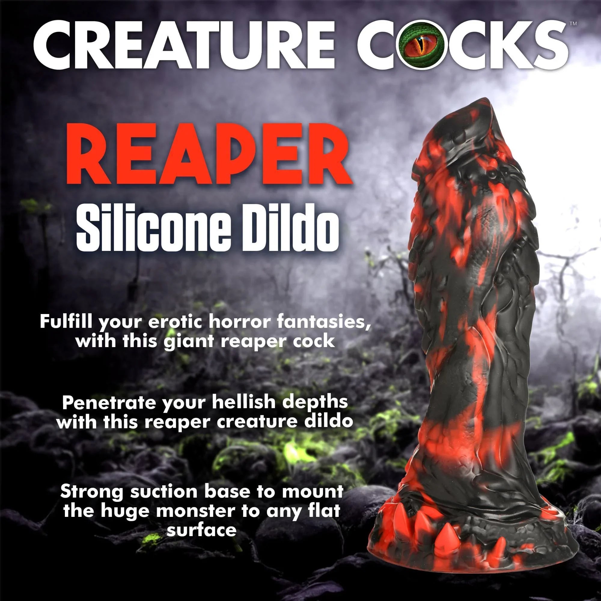 Creature Cocks Reaper Silicone Dildo - Buy At Luxury Toy X - Free 3-Day Shipping