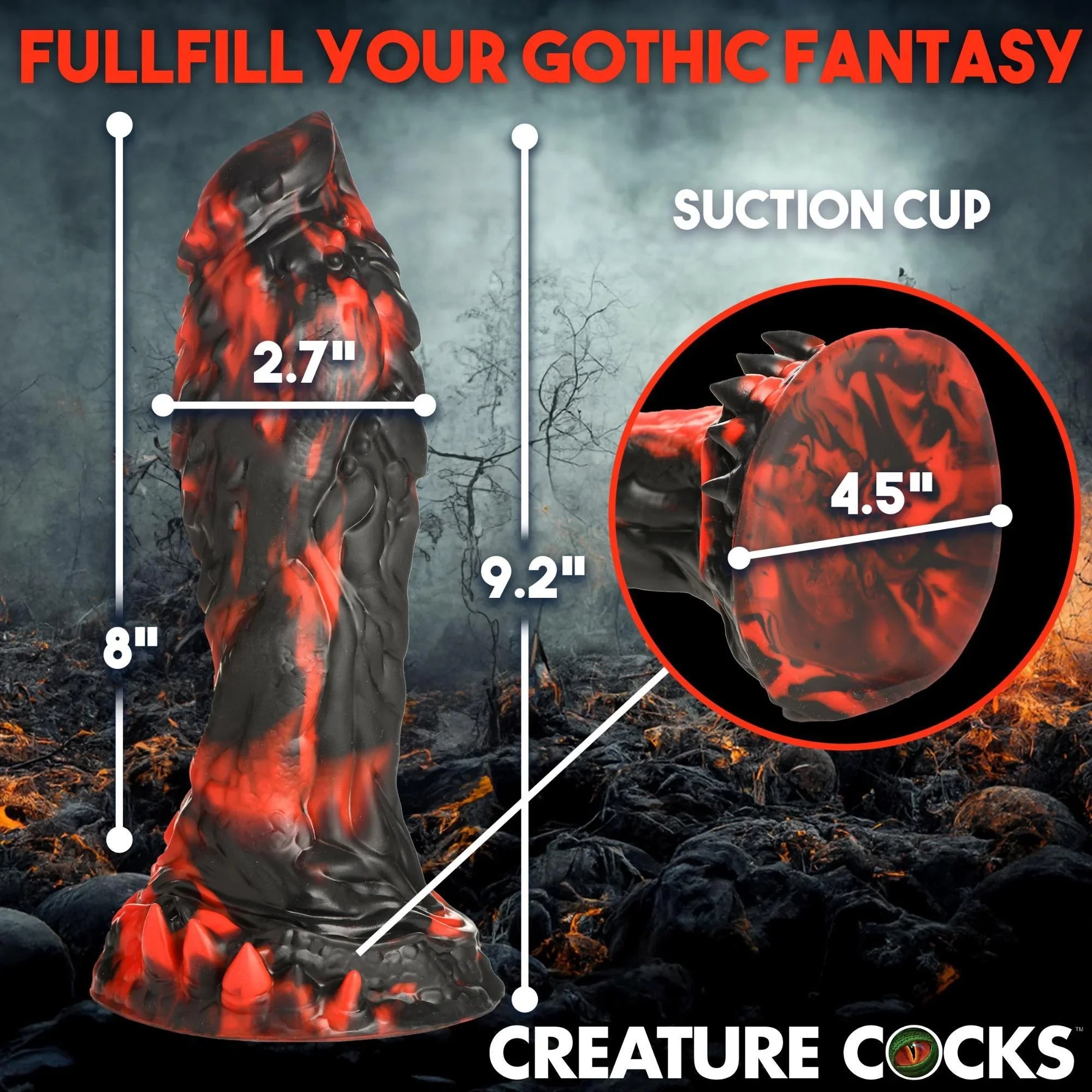 Creature Cocks Reaper Silicone Dildo - Buy At Luxury Toy X - Free 3-Day Shipping