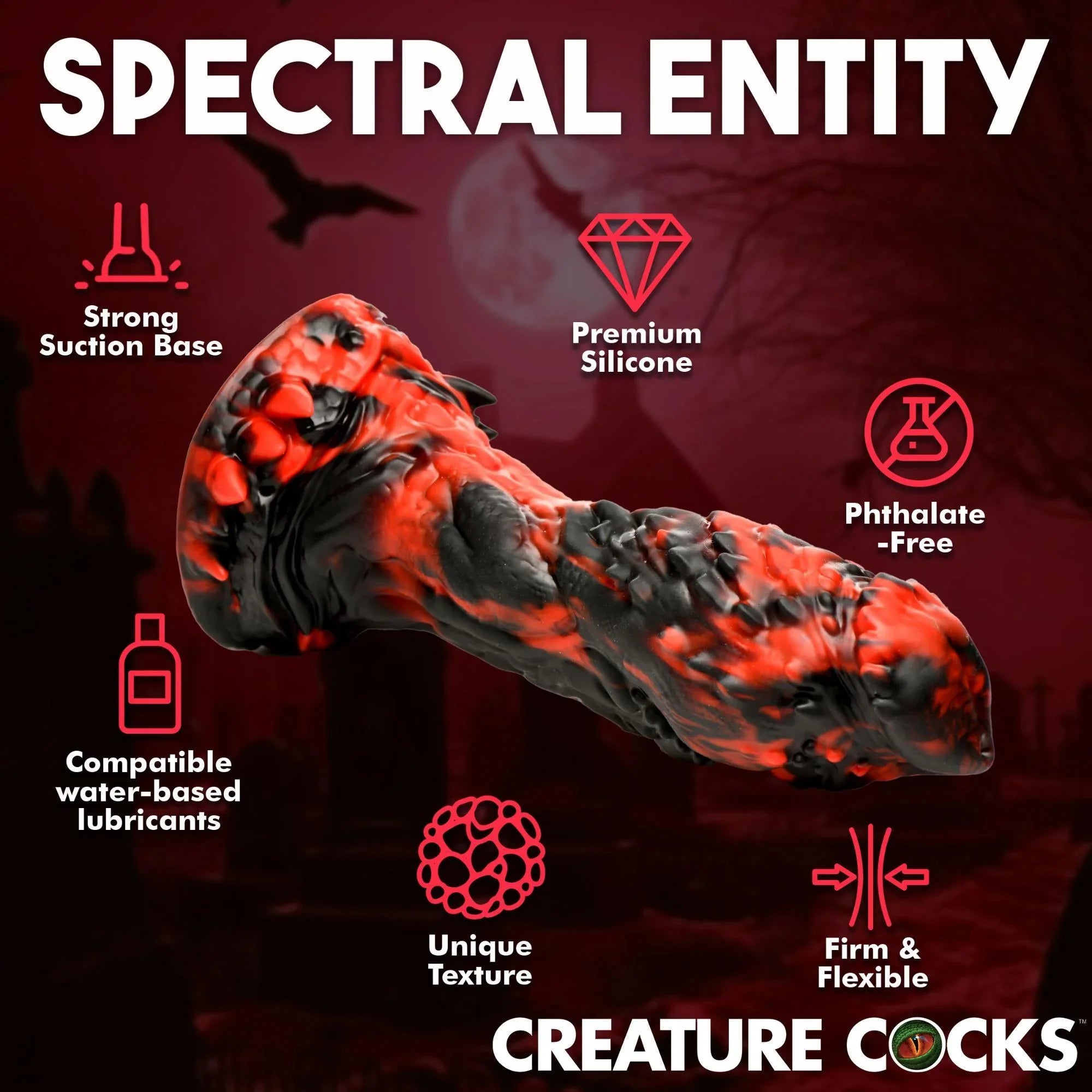 Creature Cocks Reaper Silicone Dildo - Buy At Luxury Toy X - Free 3-Day Shipping