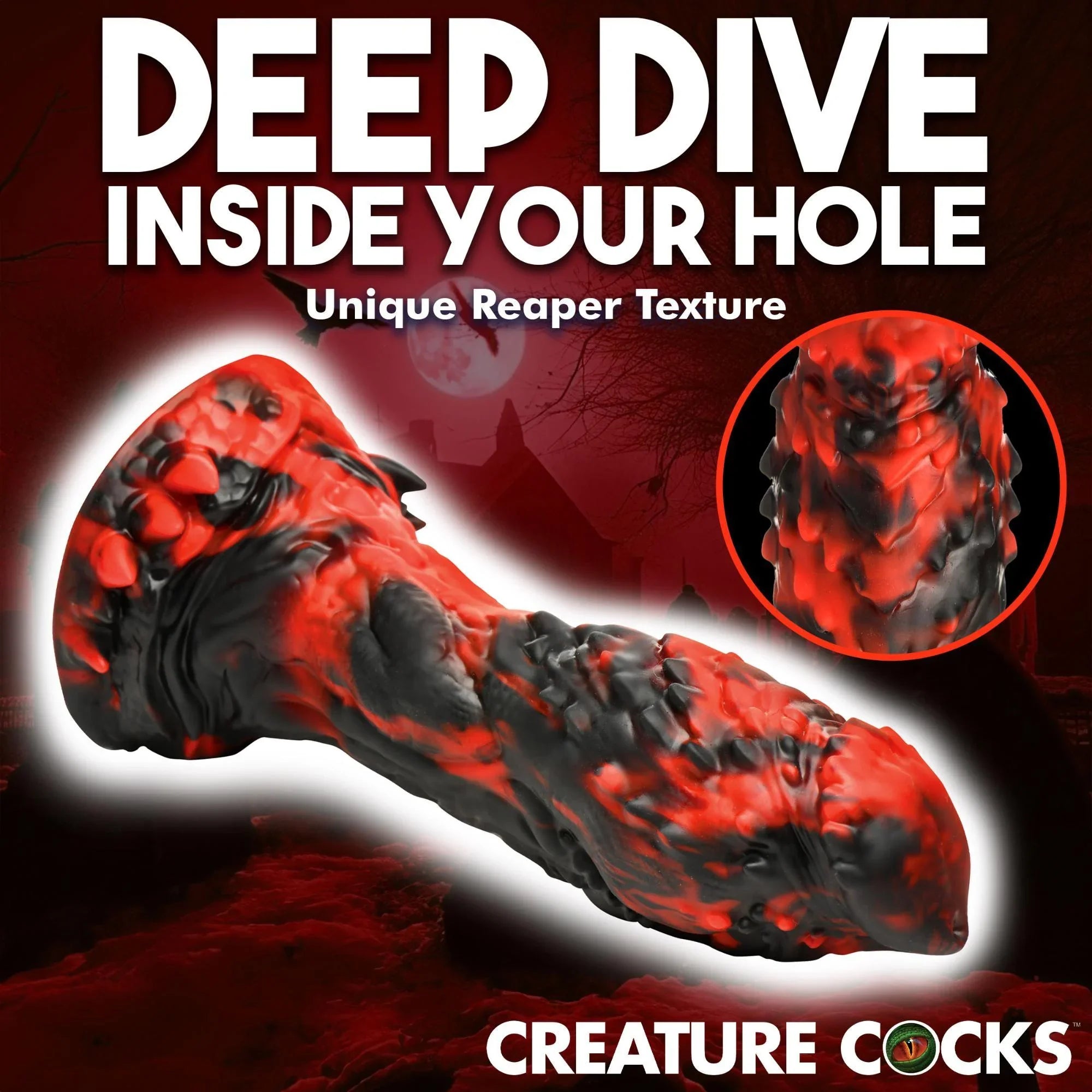 Creature Cocks Reaper Silicone Dildo - Buy At Luxury Toy X - Free 3-Day Shipping