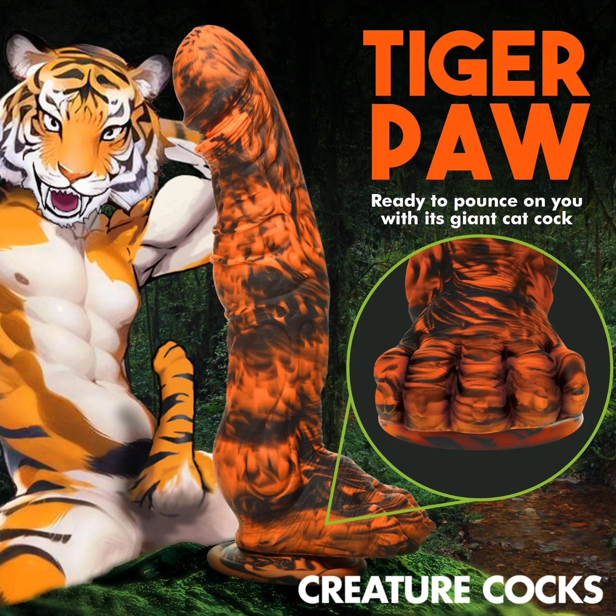 Creature Cocks Sabretooth Silicone Dildo - Buy At Luxury Toy X - Free 3-Day Shipping