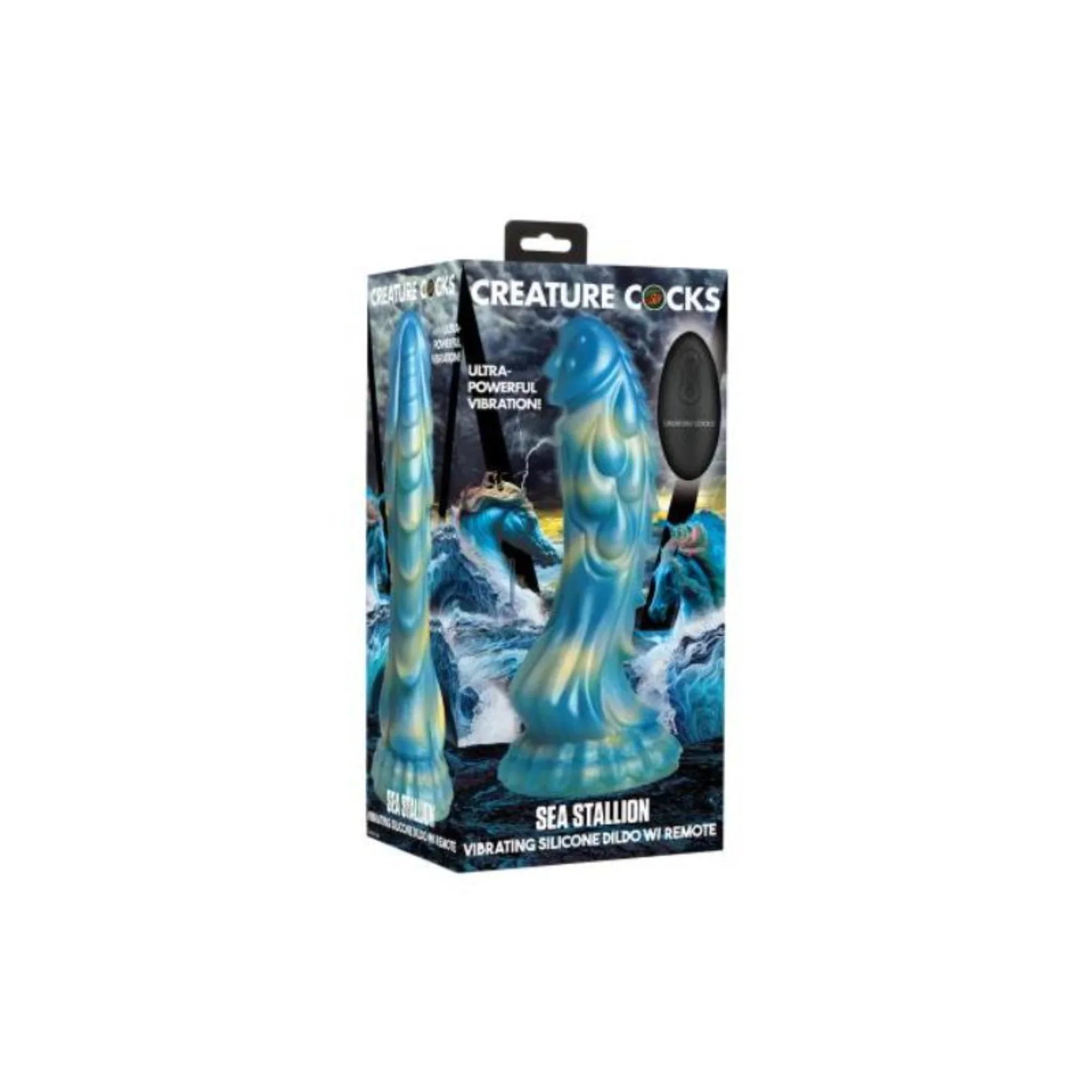 Creature Cocks Sea Stallion Silicone Rechargeable Dildo with Remote - Buy At Luxury Toy X - Free 3-Day Shipping