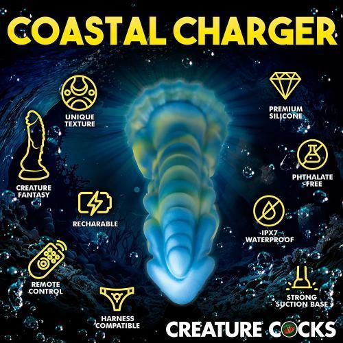 Creature Cocks Sea Stallion Silicone Rechargeable Dildo with Remote - Buy At Luxury Toy X - Free 3-Day Shipping