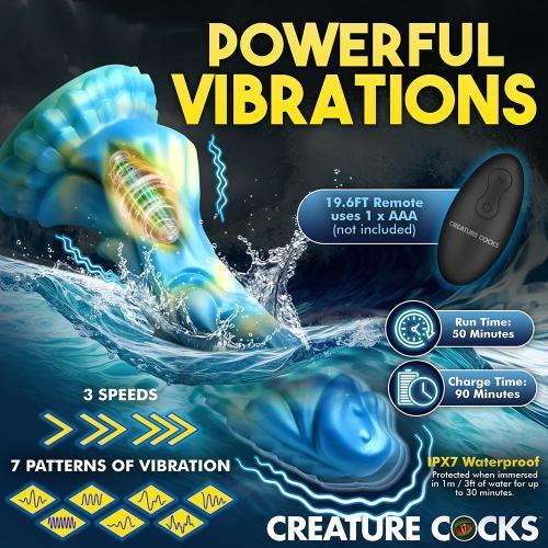 Creature Cocks Sea Stallion Silicone Rechargeable Dildo with Remote - Buy At Luxury Toy X - Free 3-Day Shipping