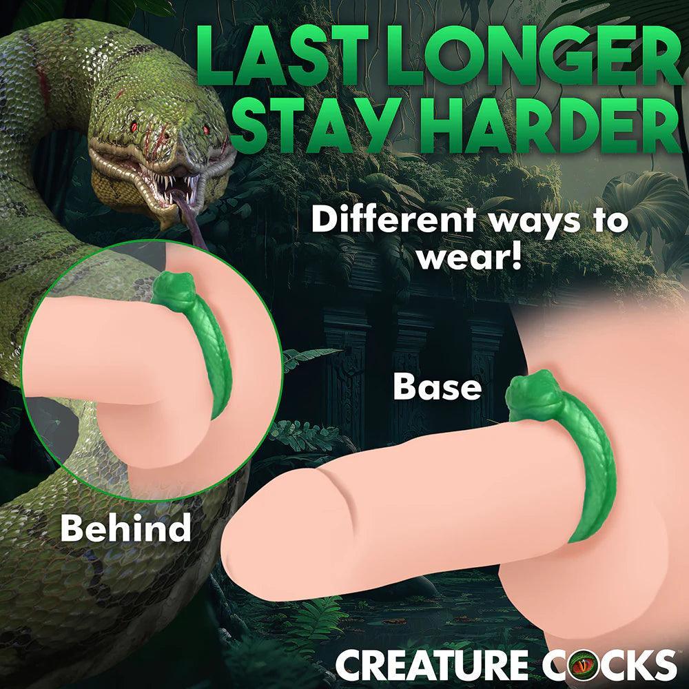 Creature Cocks Serpentine Silicone Cock Ring - Buy At Luxury Toy X - Free 3-Day Shipping