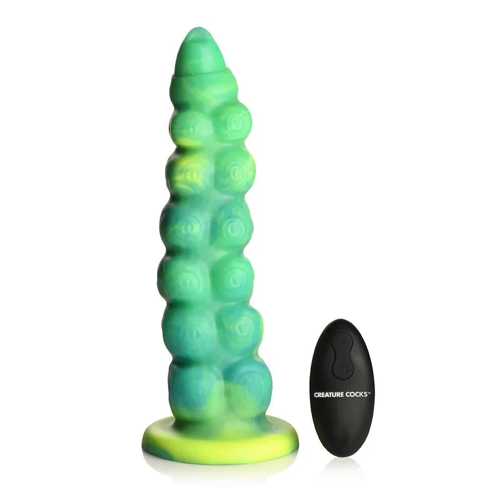 Creature Cocks Squirmer Thrusting & Vibrating Silicone Dildo - Buy At Luxury Toy X - Free 3-Day Shipping
