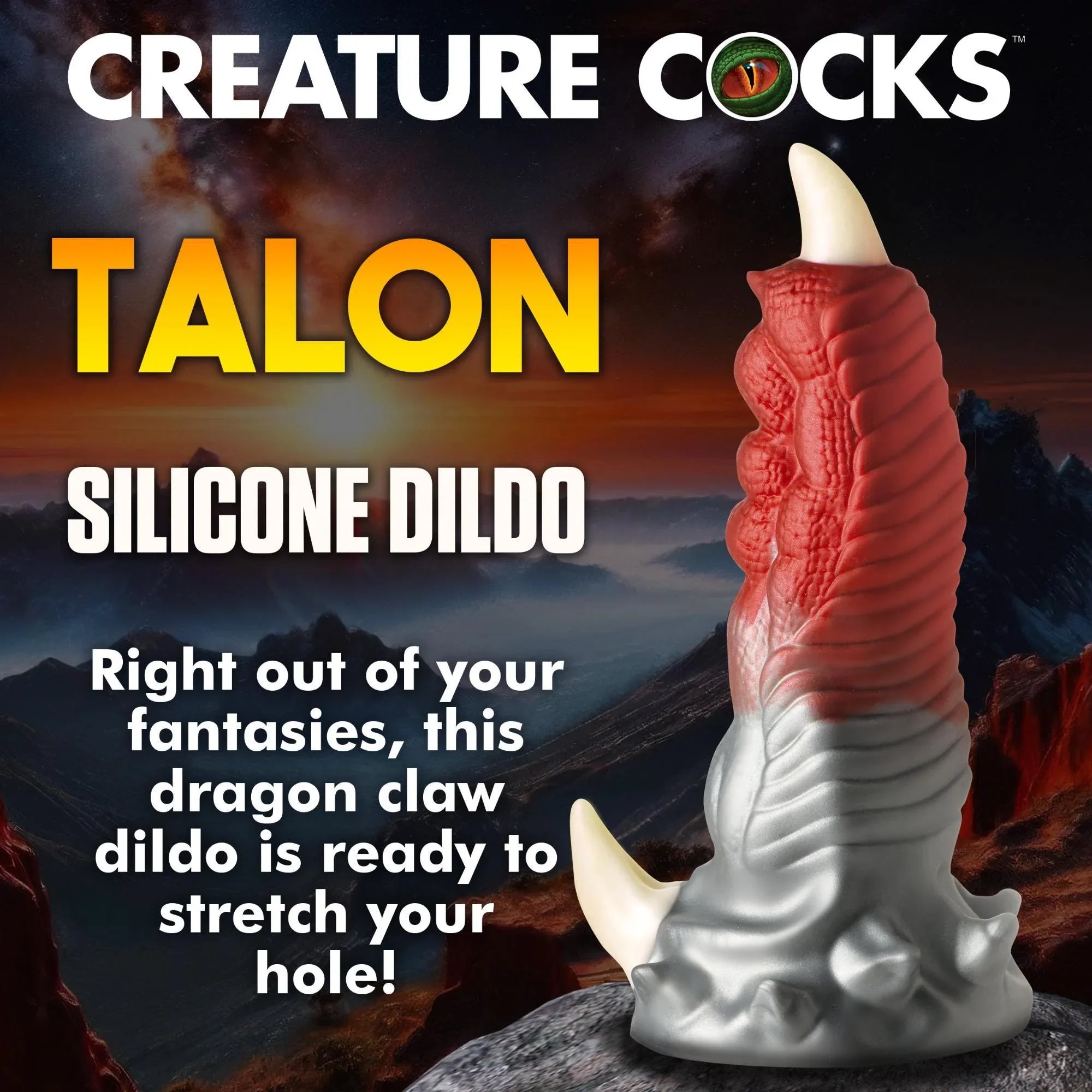 Creature Cocks Talon Silicone Dildo - Buy At Luxury Toy X - Free 3-Day Shipping