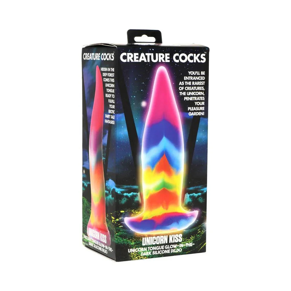 Creature Cocks Unicorn Kiss Glow in the Dark Silicone Dildo - Buy At Luxury Toy X - Free 3-Day Shipping