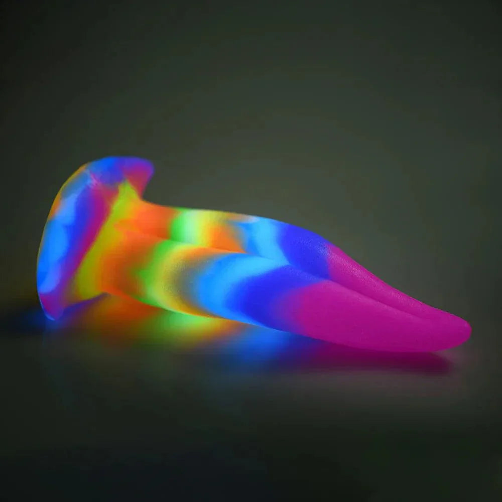 Creature Cocks Unicorn Kiss Glow in the Dark Silicone Dildo - Buy At Luxury Toy X - Free 3-Day Shipping