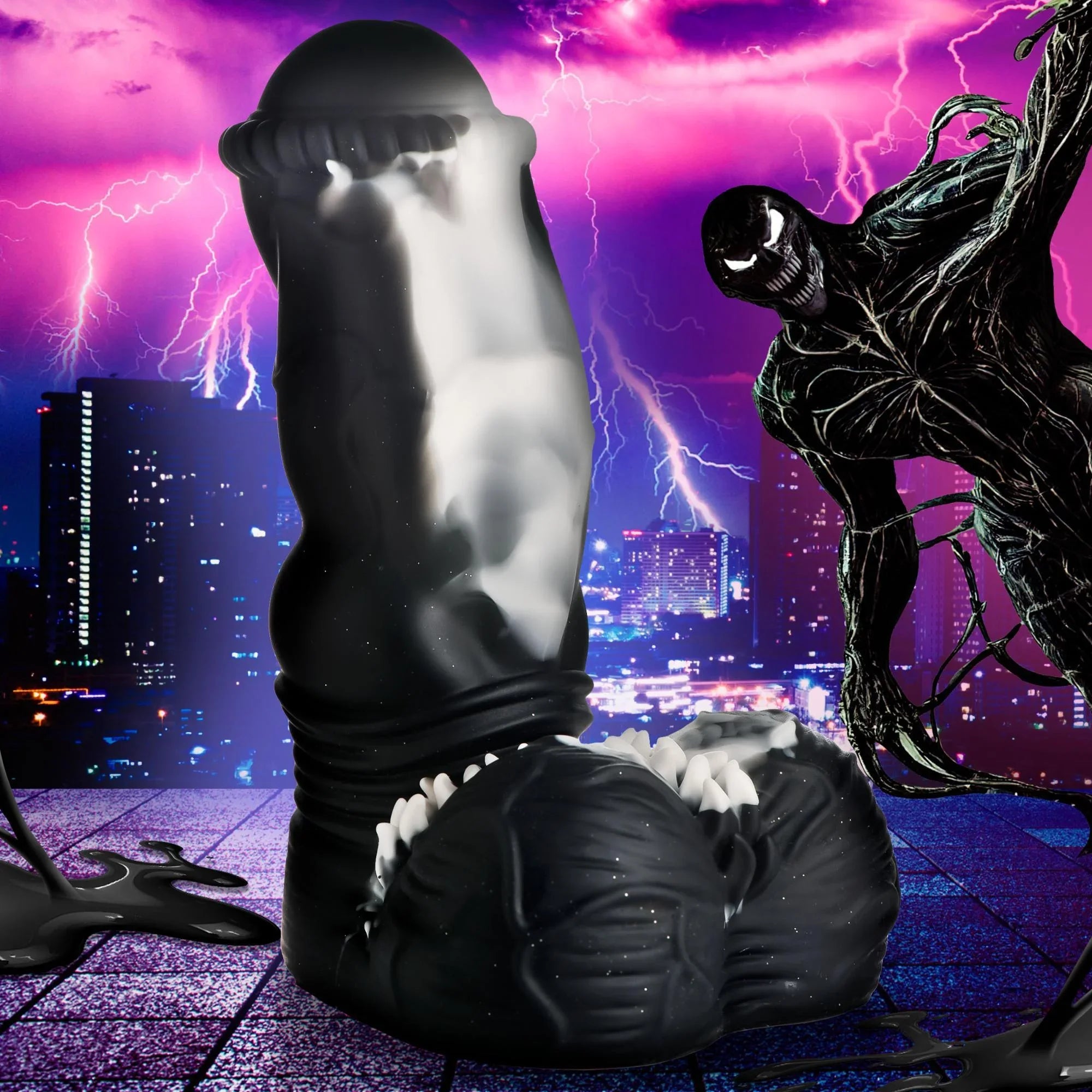 Creature Cocks Venom Silicone Dildo - Buy At Luxury Toy X - Free 3-Day Shipping